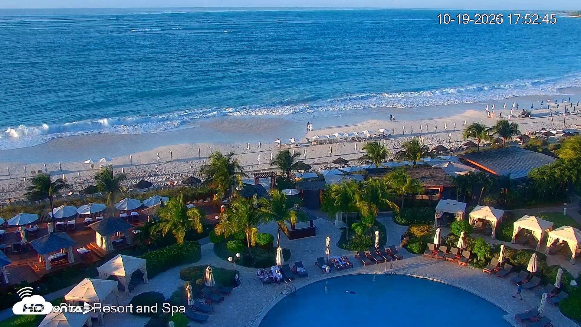 Snapshot of Turks and Caicos Seven Stars Resort Live Webcam taken Oct 19, 2026, 5:56pm EDT