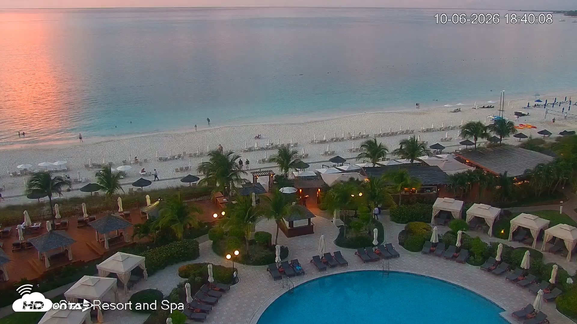 Snapshot of Turks and Caicos Seven Stars Resort Live Webcam taken Oct 6, 2026, 6:43pm EDT