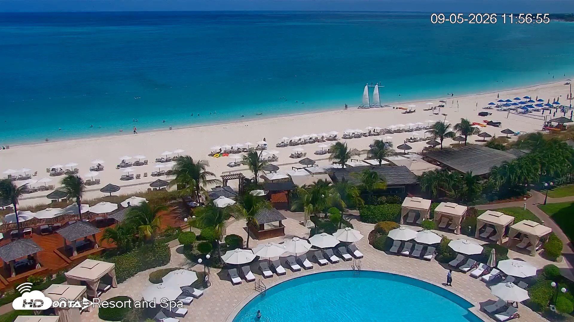 Snapshot of Turks and Caicos Seven Stars Resort Live Webcam taken Sep 5, 2026, 11:59am EDT