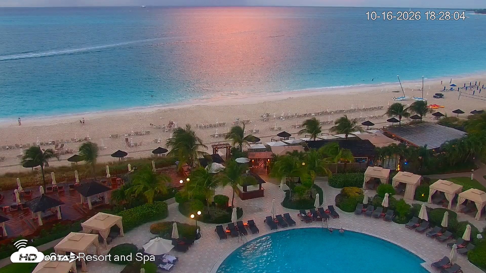 Snapshot of Turks and Caicos Seven Stars Resort Live Webcam taken Oct 16, 2026, 6:31pm EDT