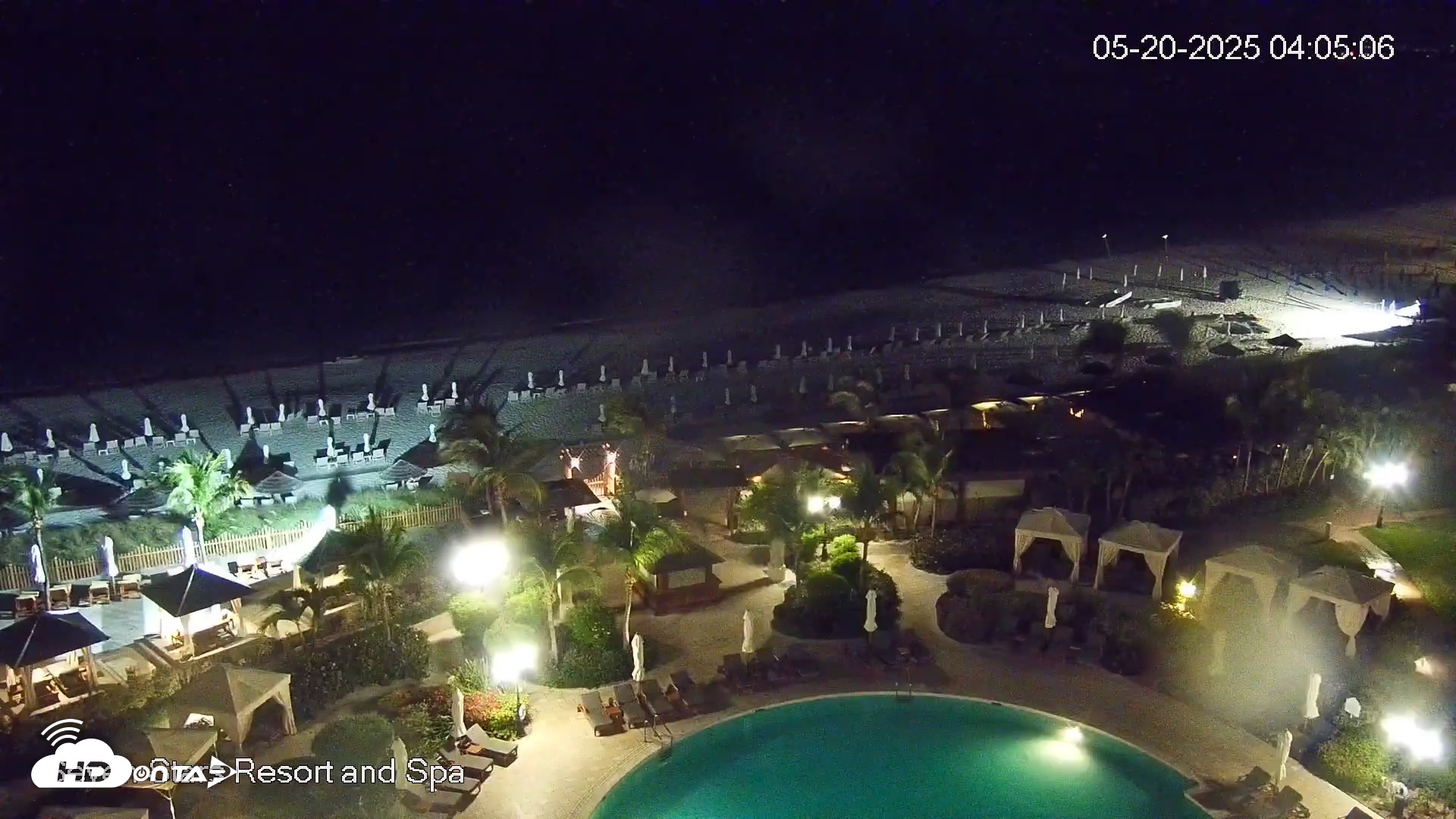 Snapshot of Turks and Caicos Seven Stars Resort Live Webcam taken May 20, 2025, 4:08am EDT