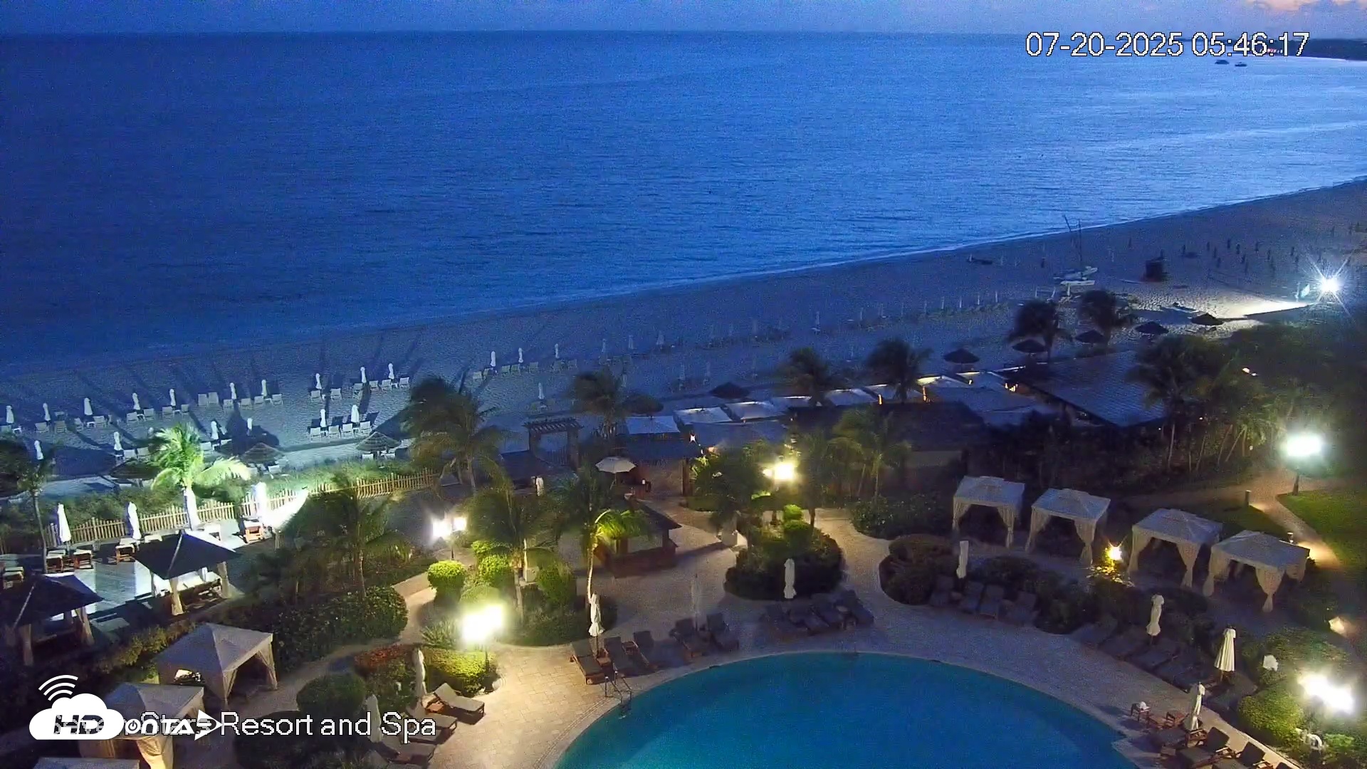 Snapshot of Turks and Caicos Seven Stars Resort Live Webcam taken Jul 20, 2025, 5:49am EDT