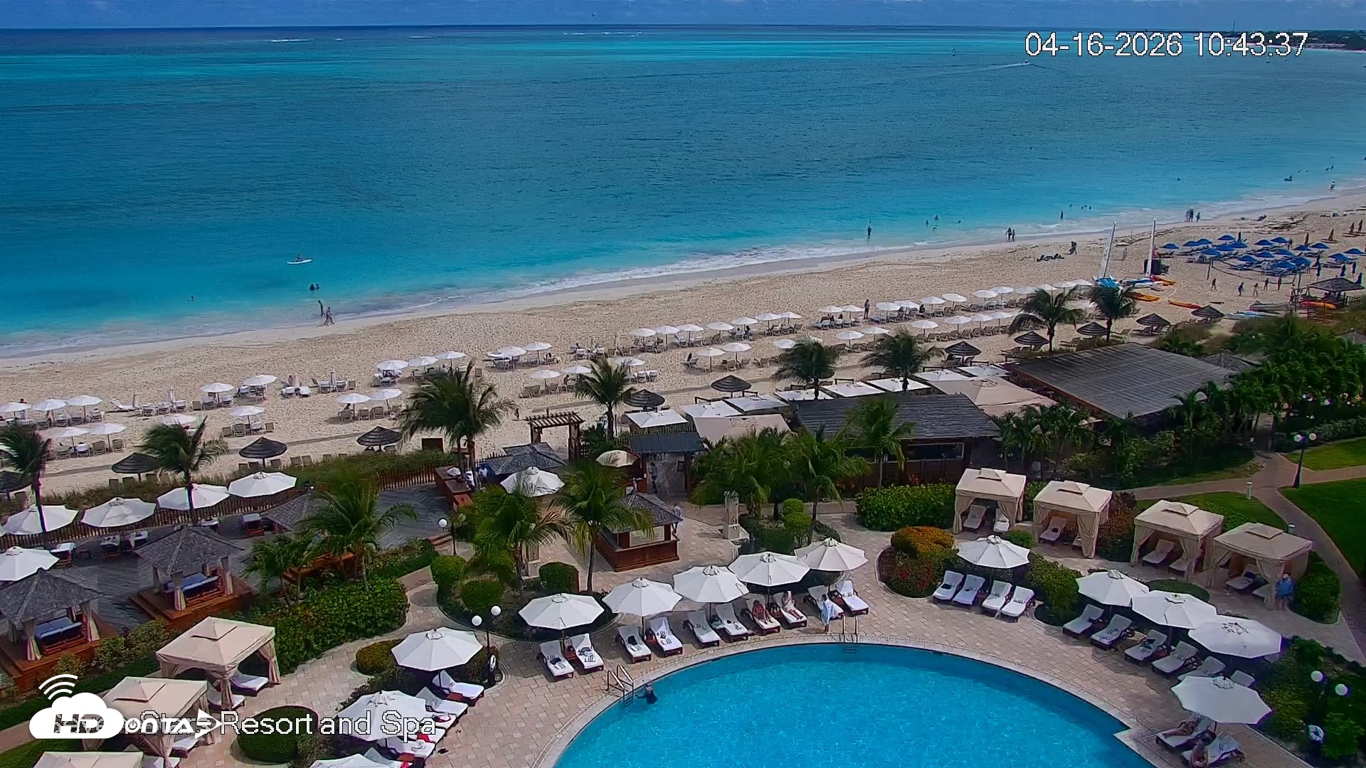 Snapshot of Turks and Caicos Seven Stars Resort Live Webcam taken Apr 16, 2026, 10:44am EDT