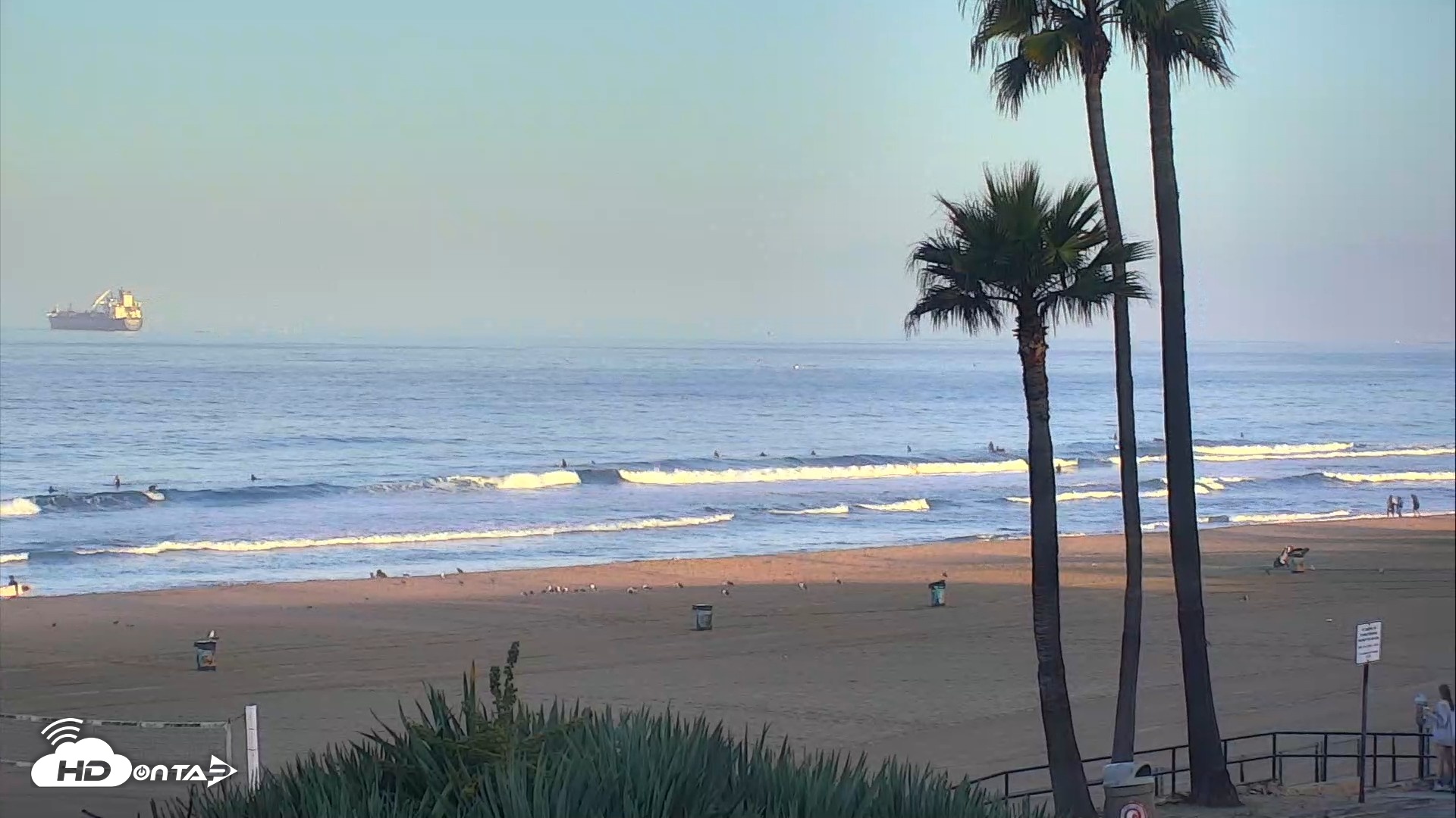Snapshot of El Porto Beach Roving Live Cam taken Aug 20, 2026, 7:06am PDT