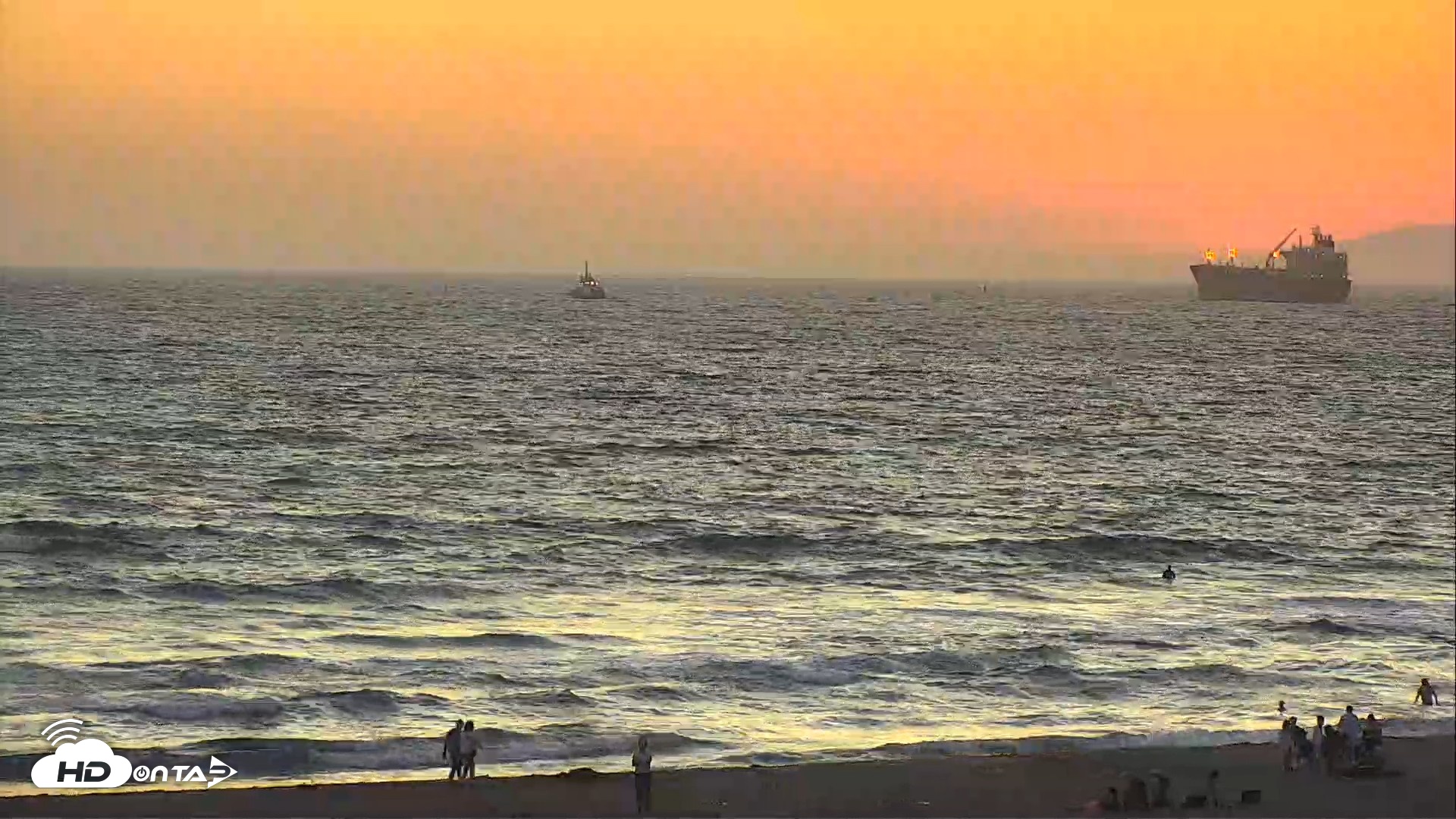 Snapshot of El Porto Beach Roving Live Cam taken Aug 8, 2026, 7:50pm PDT