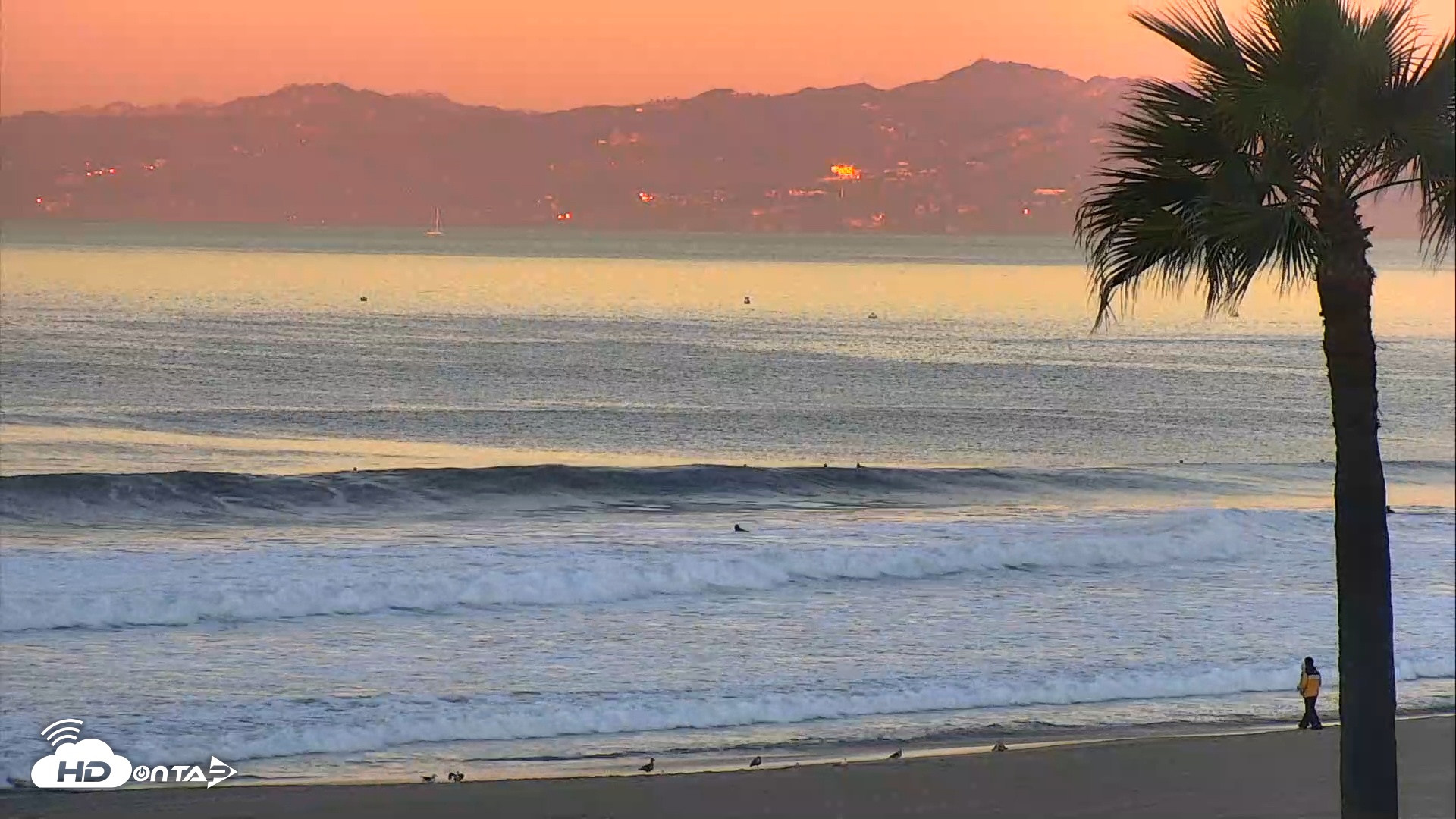 Snapshot of El Porto Beach Roving Live Cam taken Jan 13, 2026, 7:05am PST