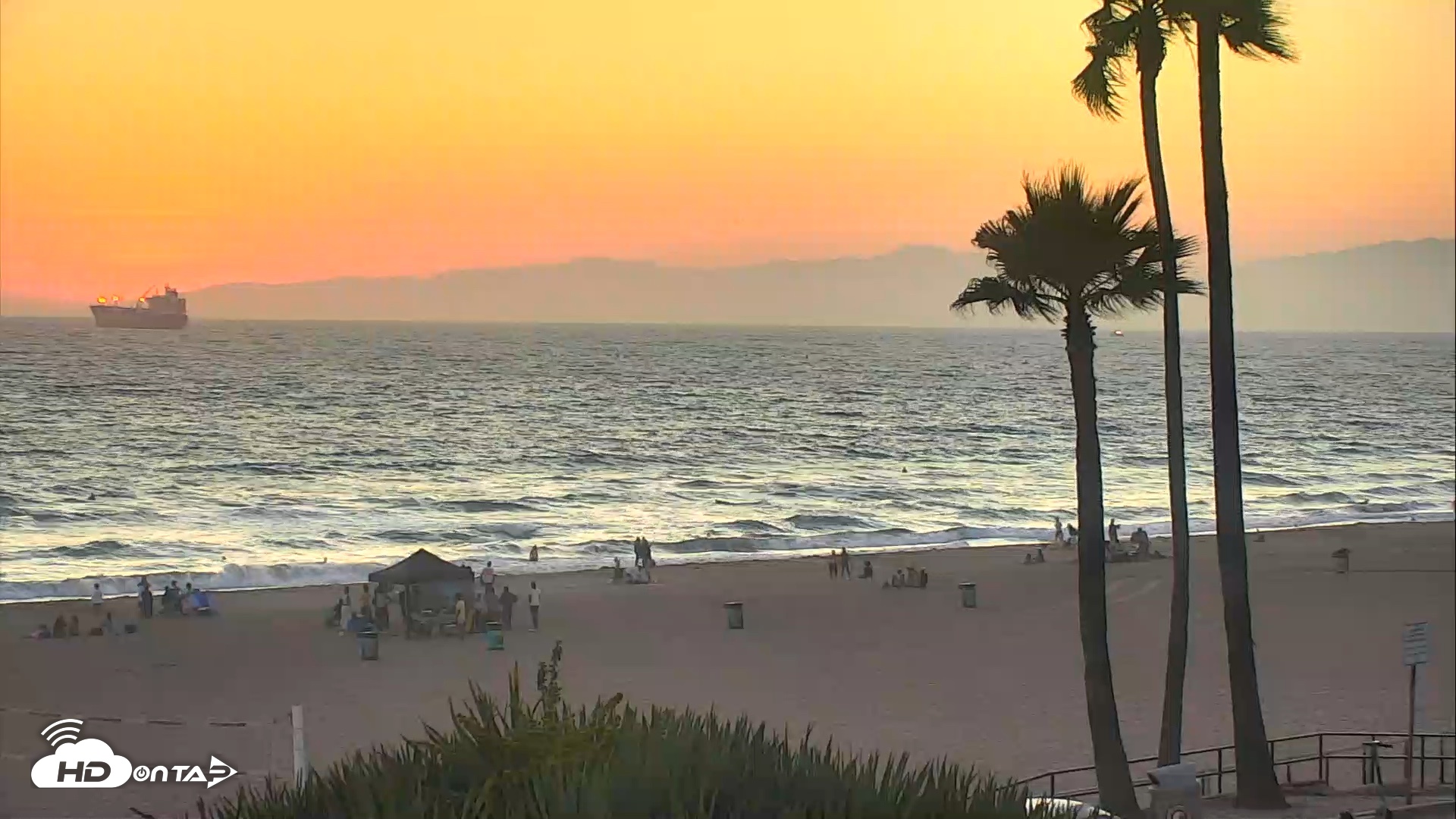 Snapshot of El Porto Beach Roving Live Cam taken Aug 8, 2026, 7:48pm PDT