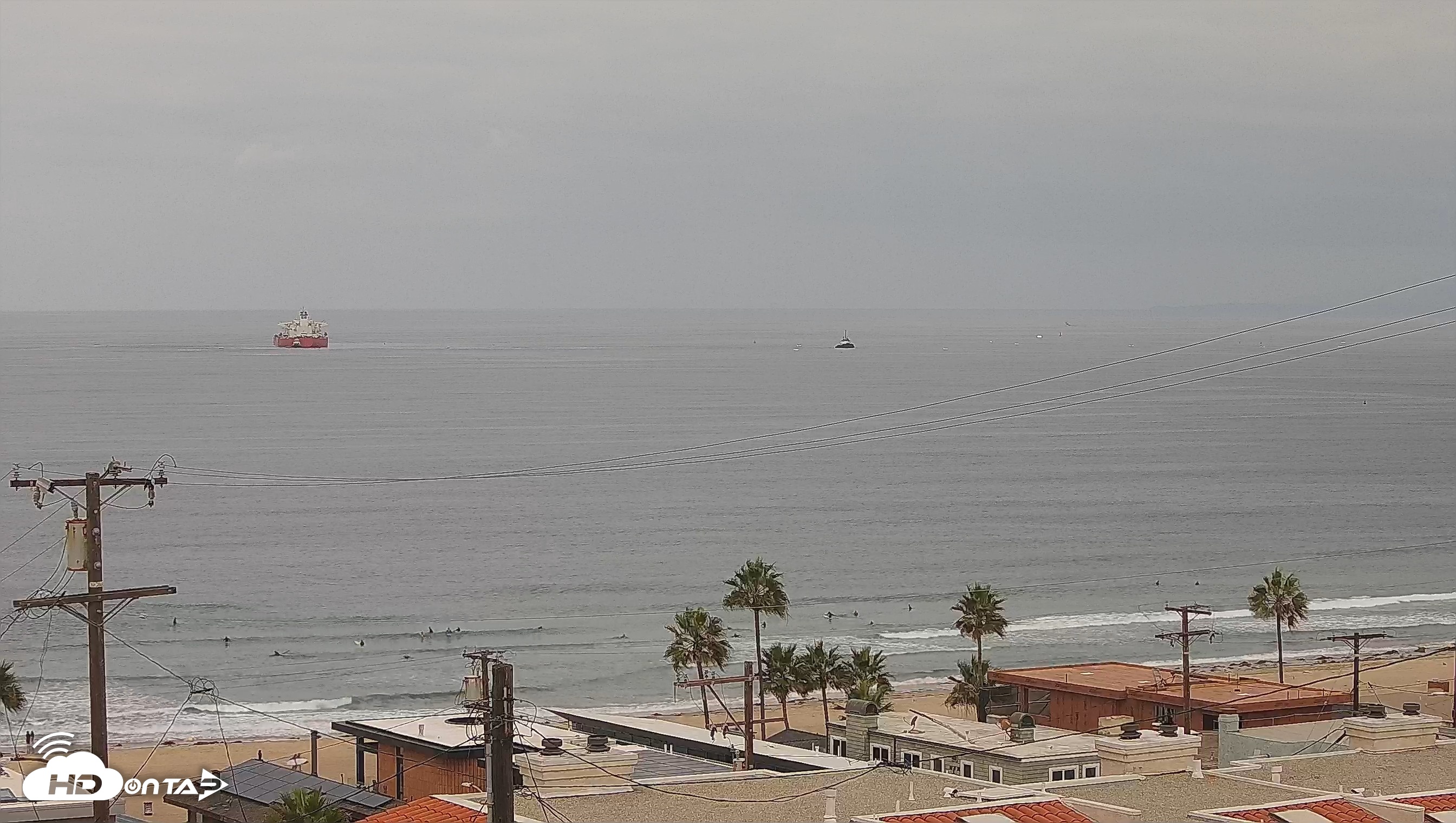 Snapshot of El Porto Beach Roving Live Cam taken Sep 16, 2026, 9:35am PDT
