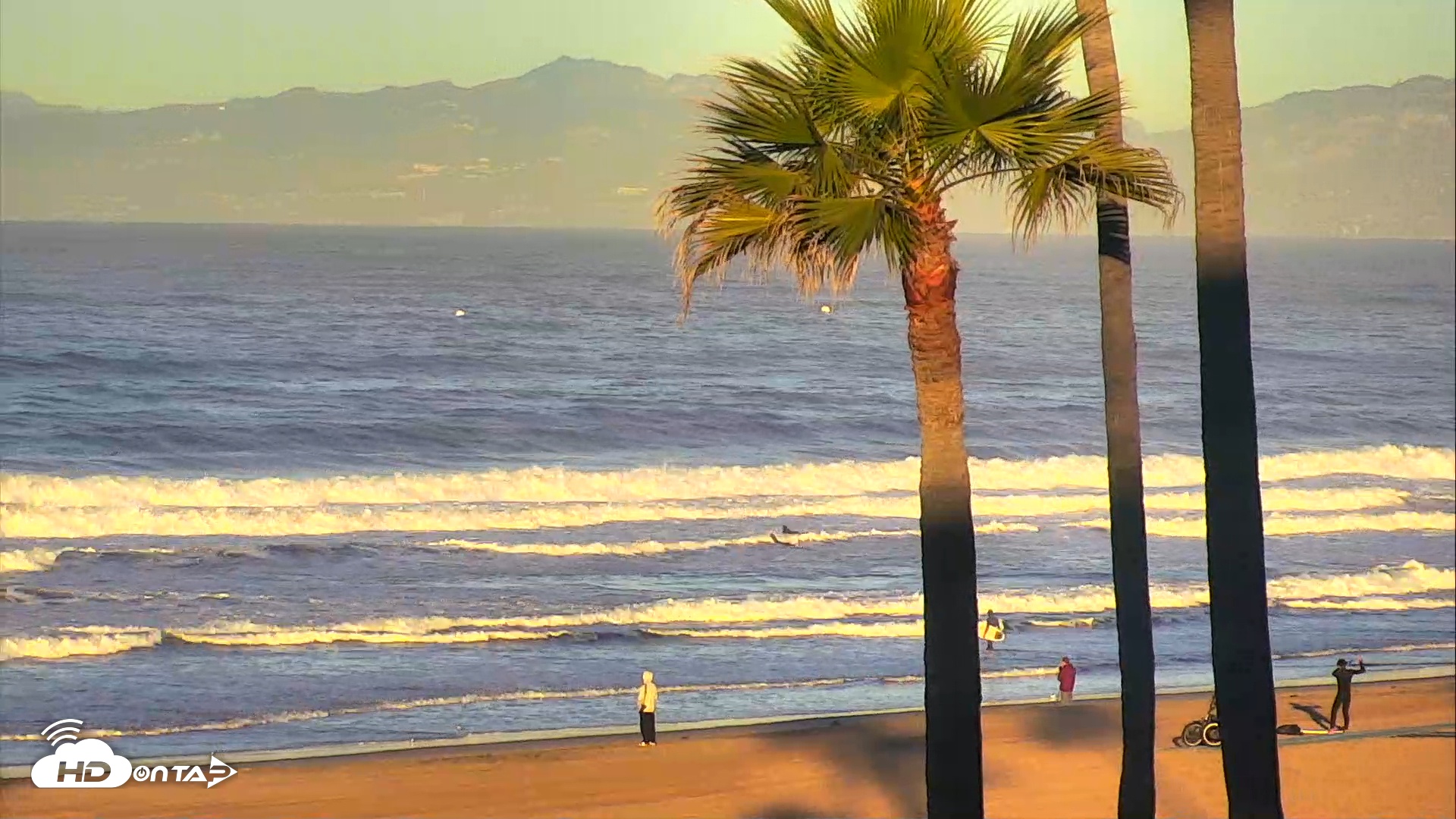Snapshot of El Porto Beach Roving Live Cam taken Jan 8, 2026, 7:42am PST