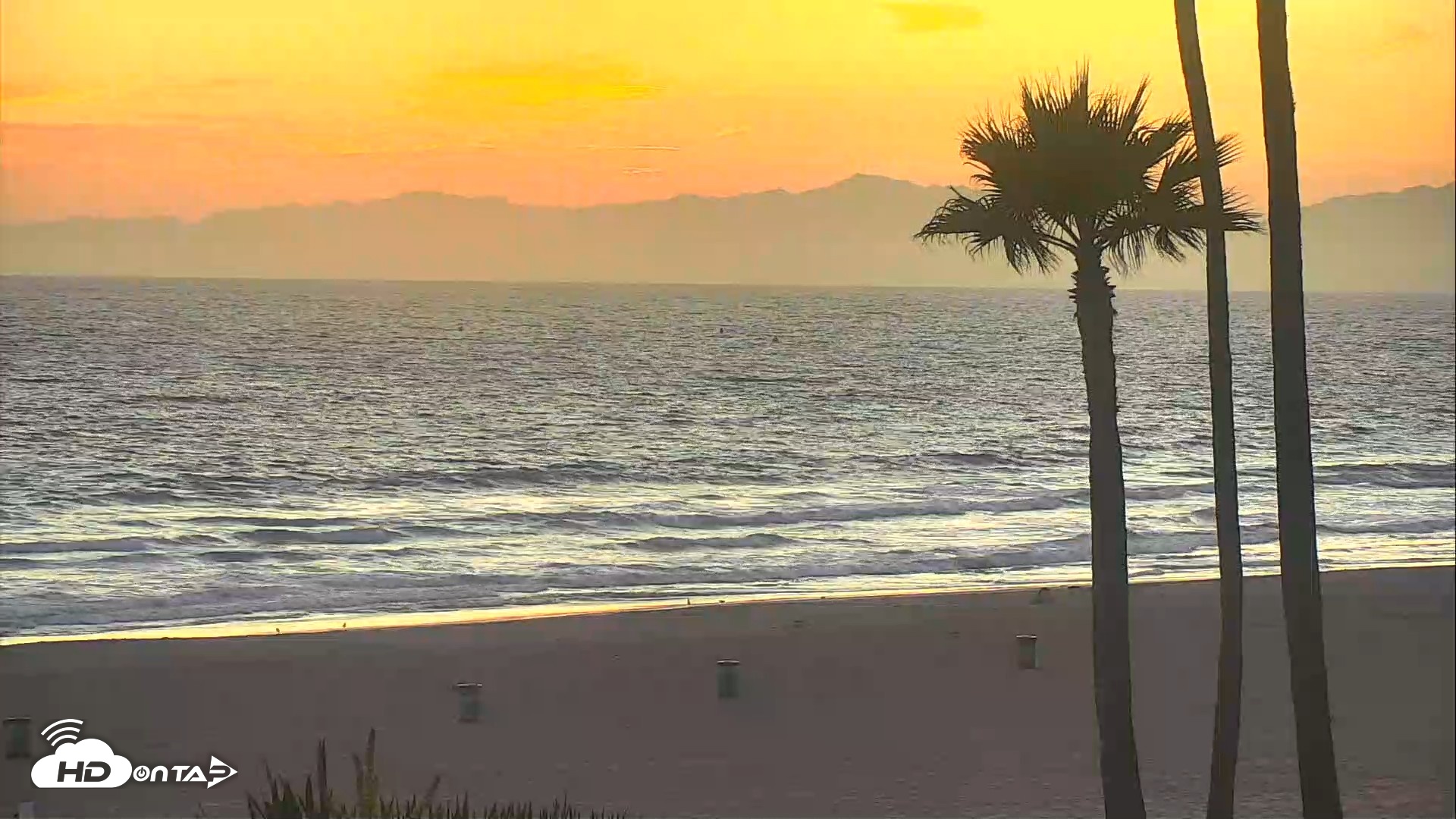 Snapshot of El Porto Beach Roving Live Cam taken Jul 5, 2026, 8:19pm PDT
