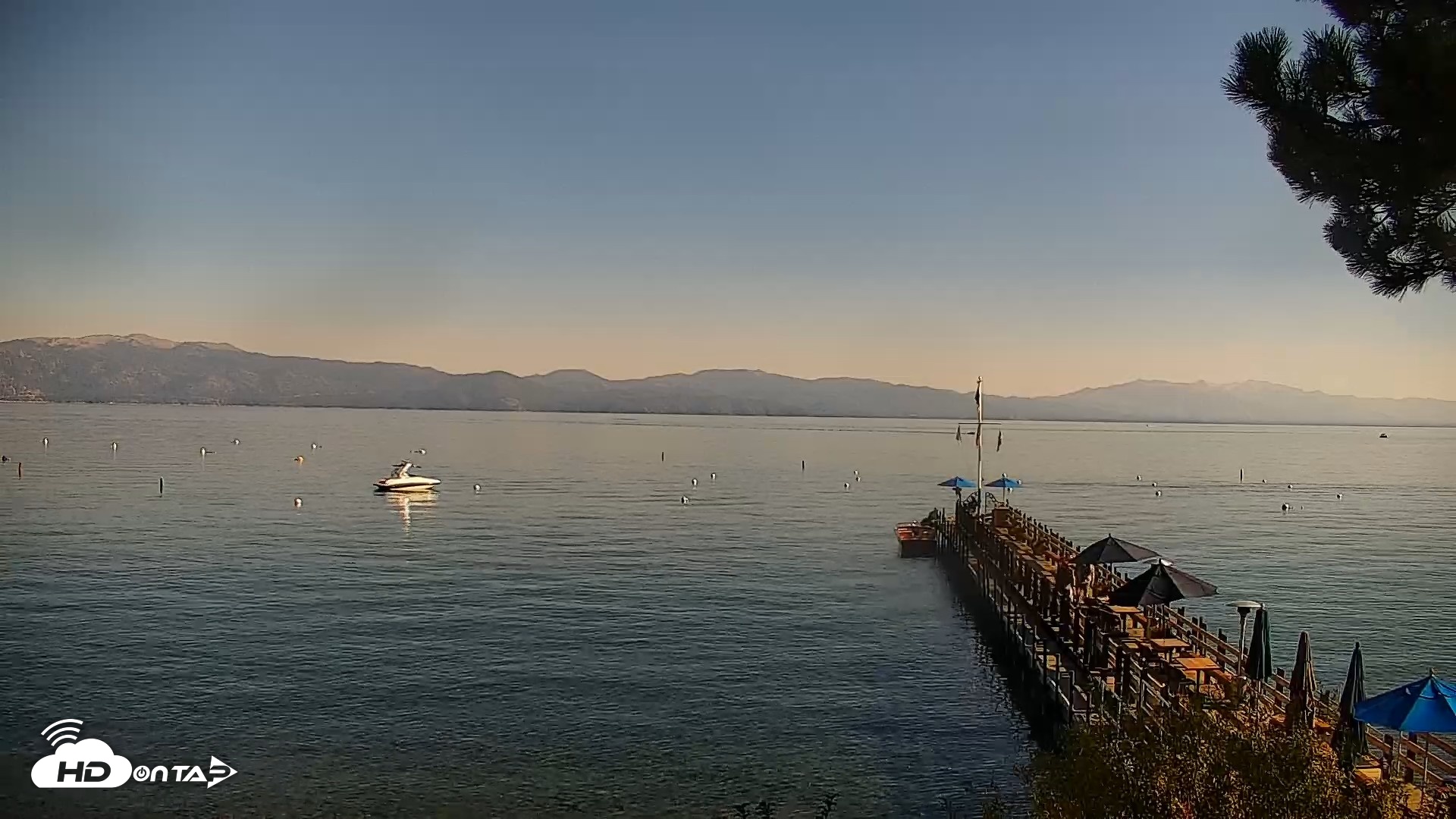 Snapshot of Garwoods Grill and Pier Live Cam taken Oct 1, 2026, 3:57pm PDT