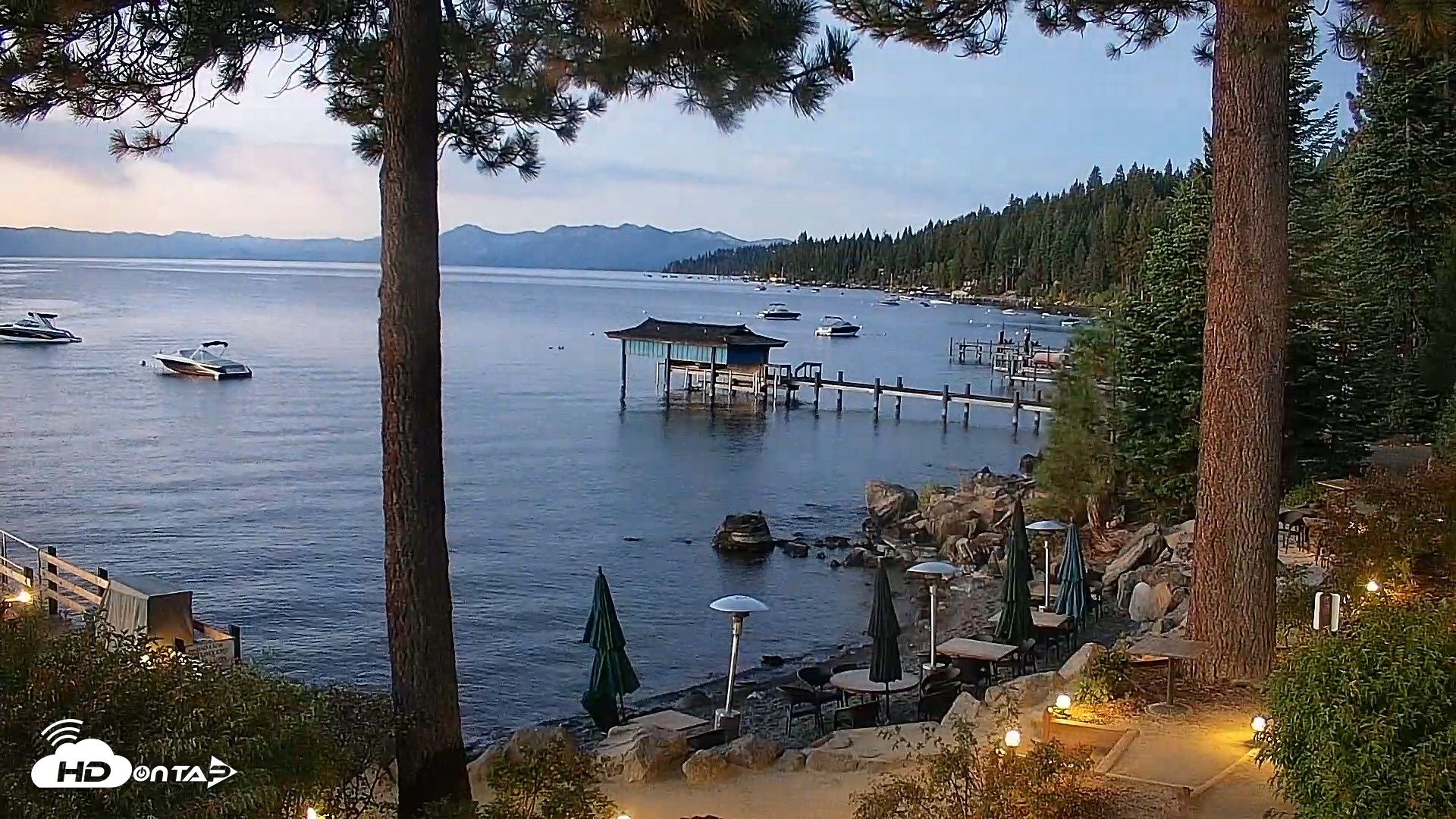 Snapshot of Garwoods Grill and Pier Live Cam taken Sep 15, 2026, 6:21am PDT