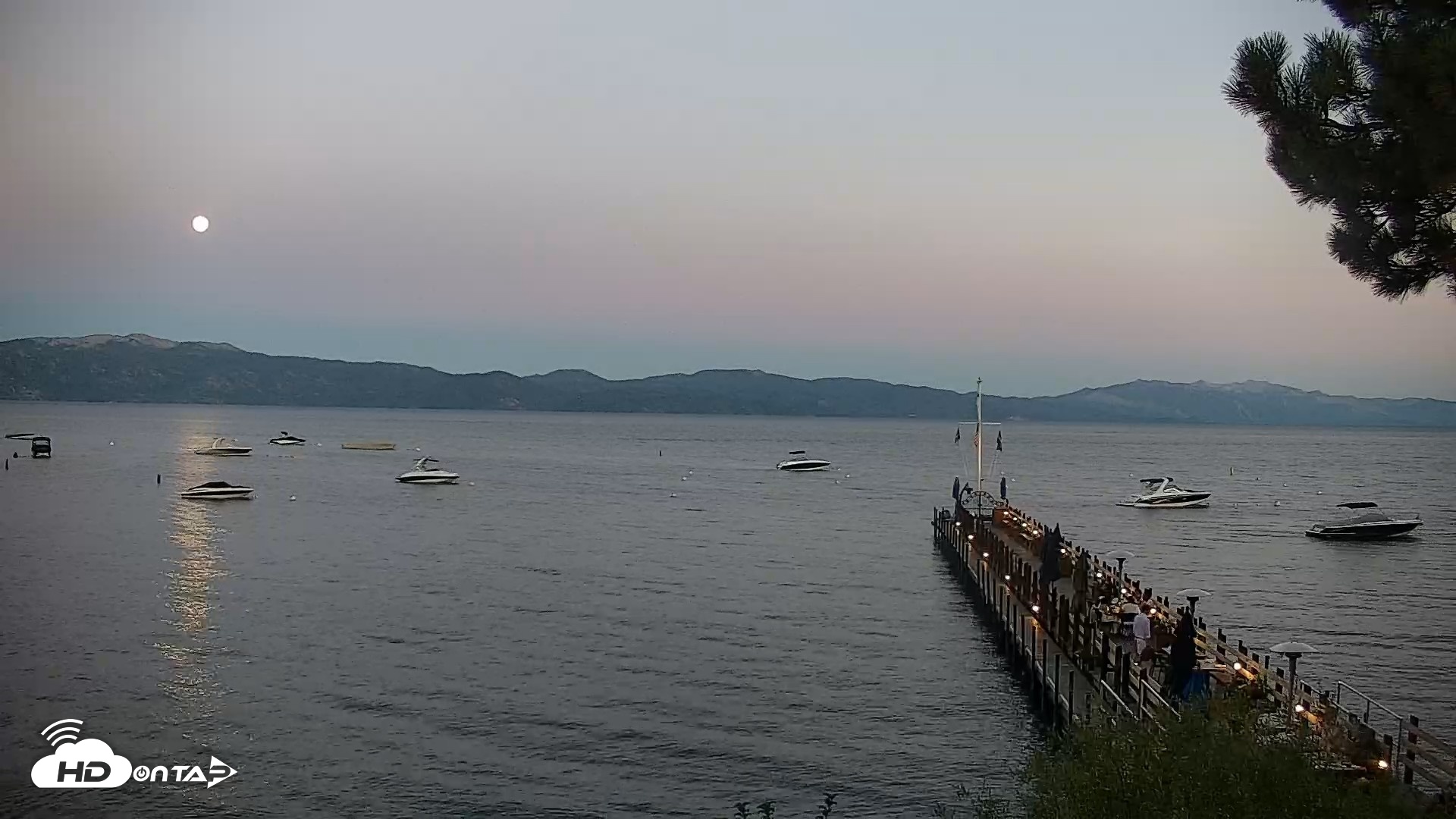 Snapshot of Garwoods Grill and Pier Live Cam taken Aug 26, 2026, 7:50pm PDT