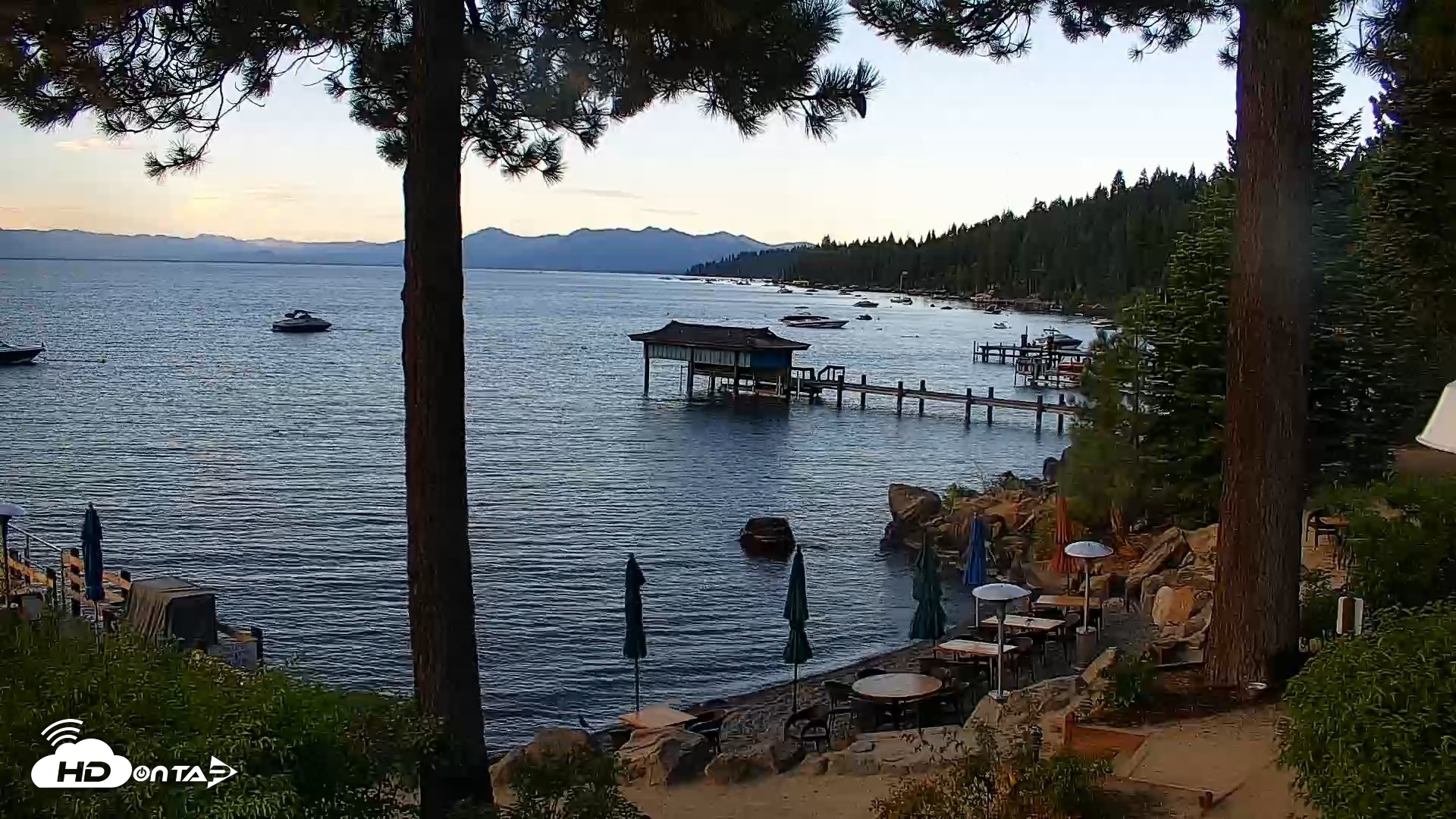 Snapshot of Garwoods Grill and Pier Live Cam taken Aug 22, 2026, 7:20am PDT