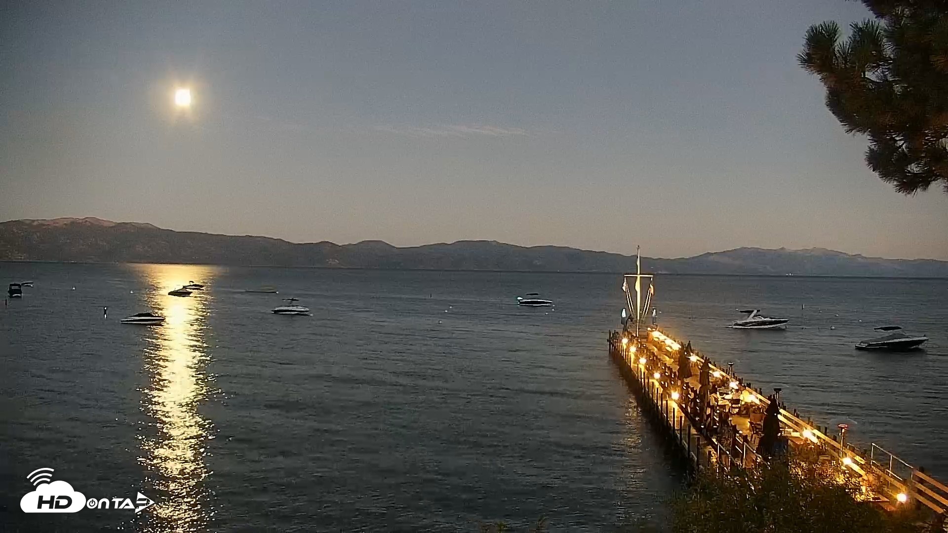 Snapshot of Garwoods Grill and Pier Live Cam taken Aug 26, 2026, 8:08pm PDT
