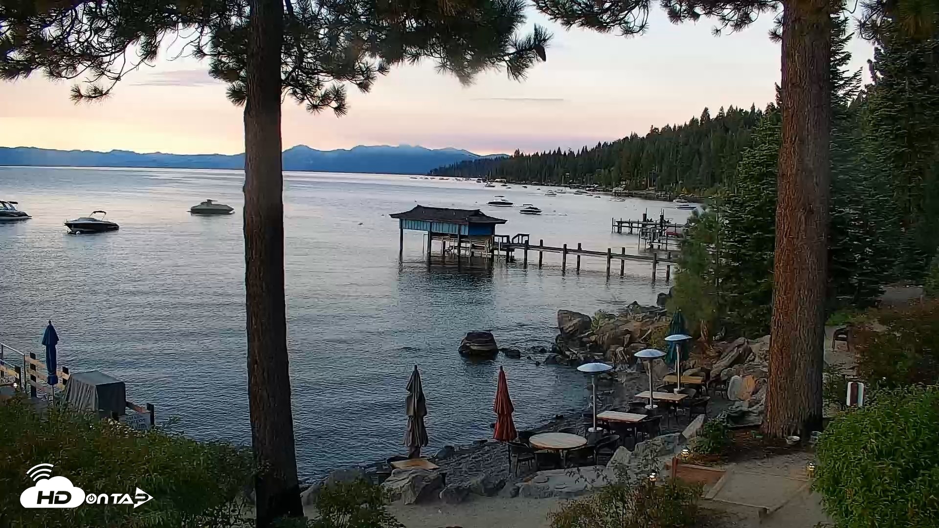 Snapshot of Garwoods Grill and Pier Live Cam taken Sep 11, 2026, 6:38am PDT