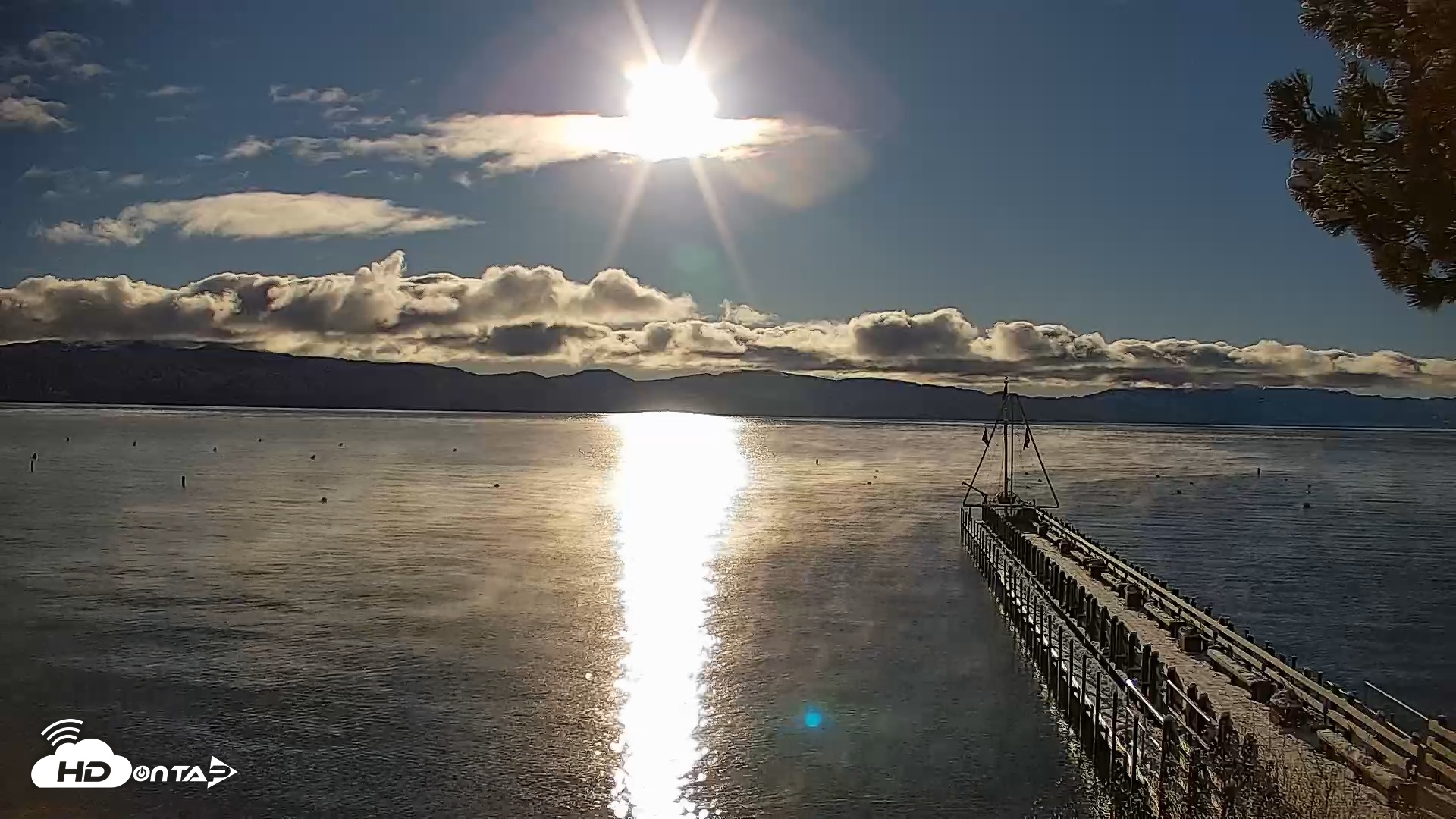 Snapshot of Garwoods Grill and Pier Live Cam taken Dec 27, 2025, 8:44am PST