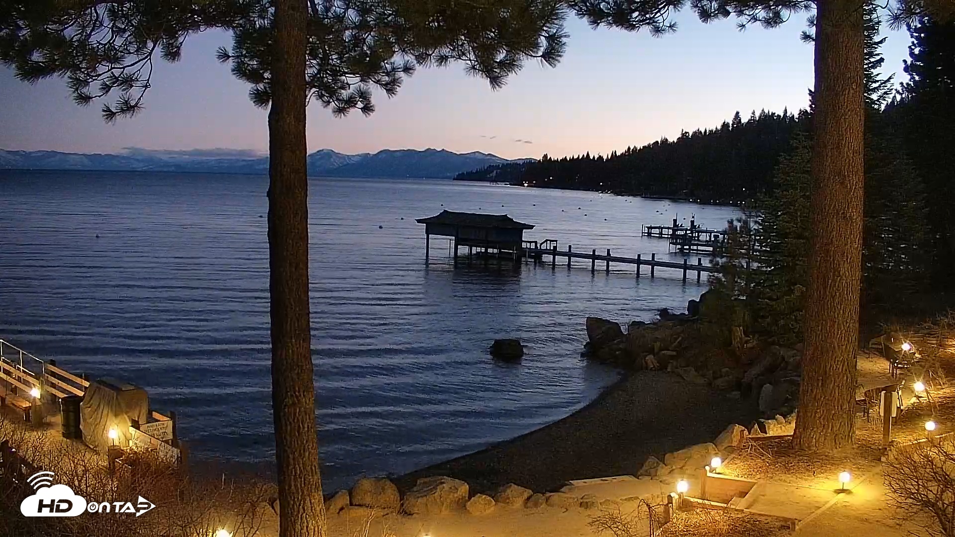 Snapshot of Garwoods Grill and Pier Live Cam taken Mar 9, 2026, 7:30pm PDT