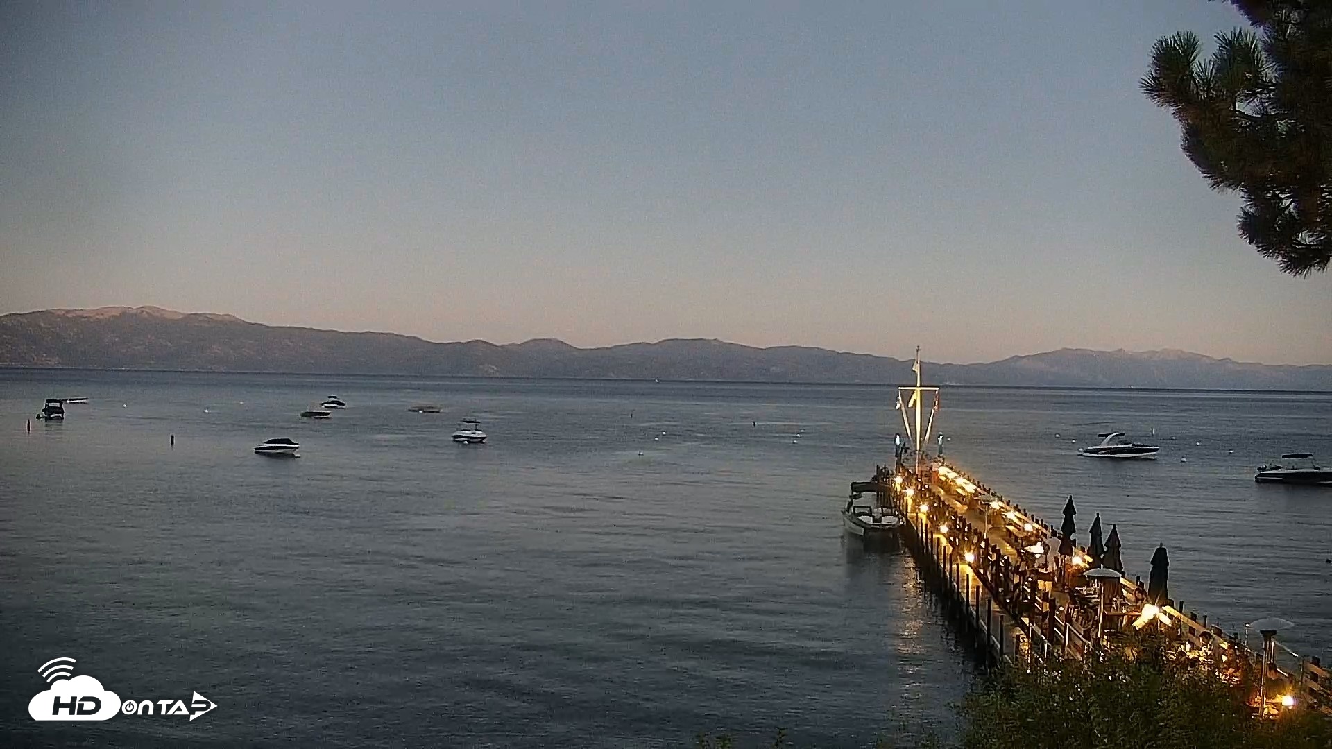 Snapshot of Garwoods Grill and Pier Live Cam taken Aug 19, 2026, 8:16pm PDT