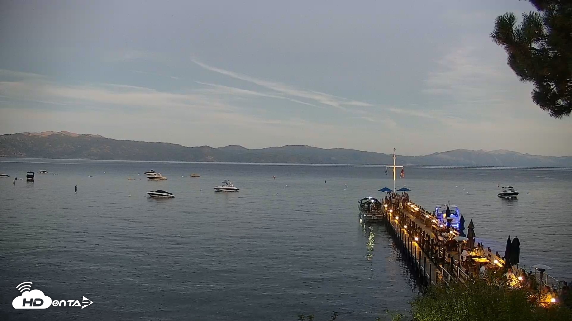 Snapshot of Garwoods Grill and Pier Live Cam taken Aug 18, 2026, 8:12pm PDT