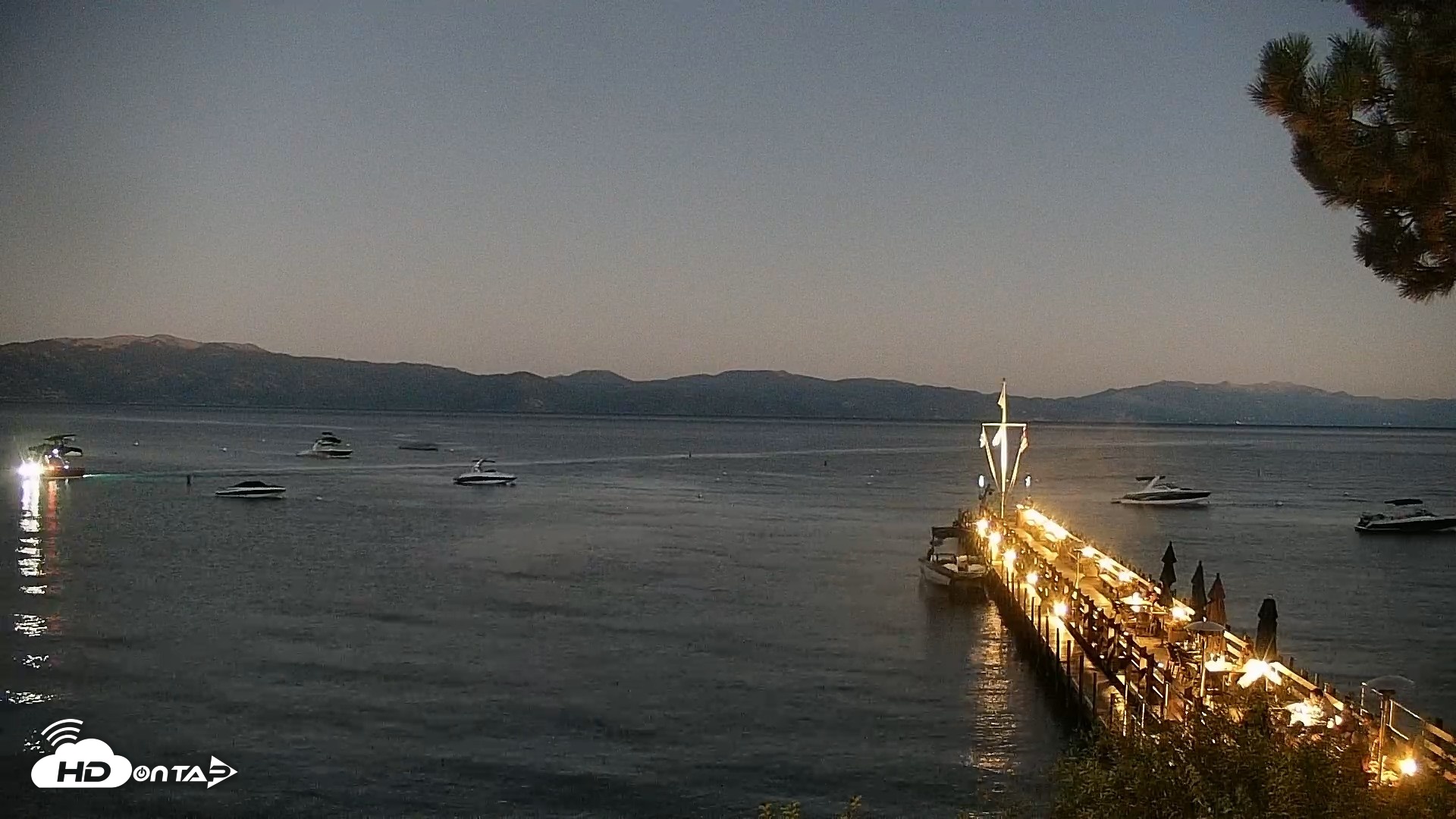 Snapshot of Garwoods Grill and Pier Live Cam taken Aug 19, 2026, 8:24pm PDT