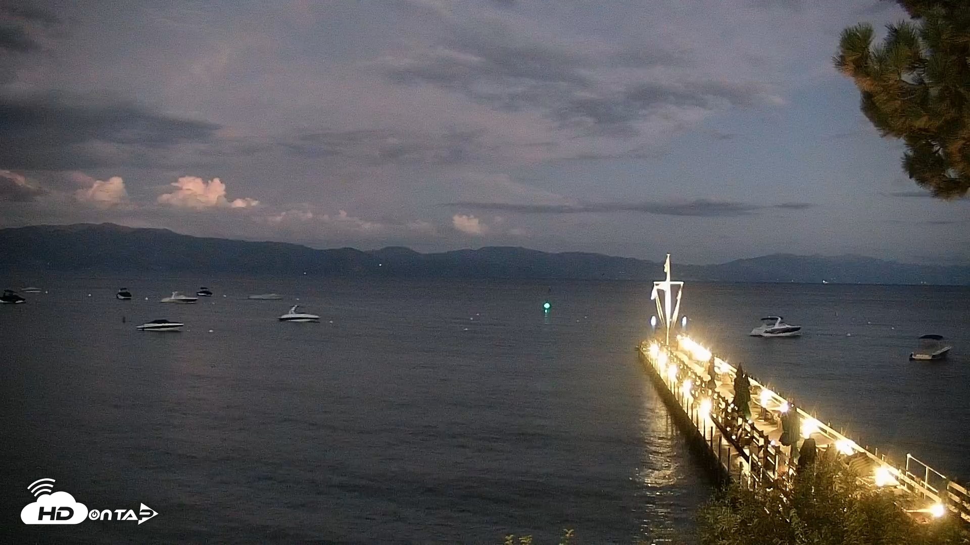 Snapshot of Garwoods Grill and Pier Live Cam taken Aug 13, 2026, 8:36pm PDT