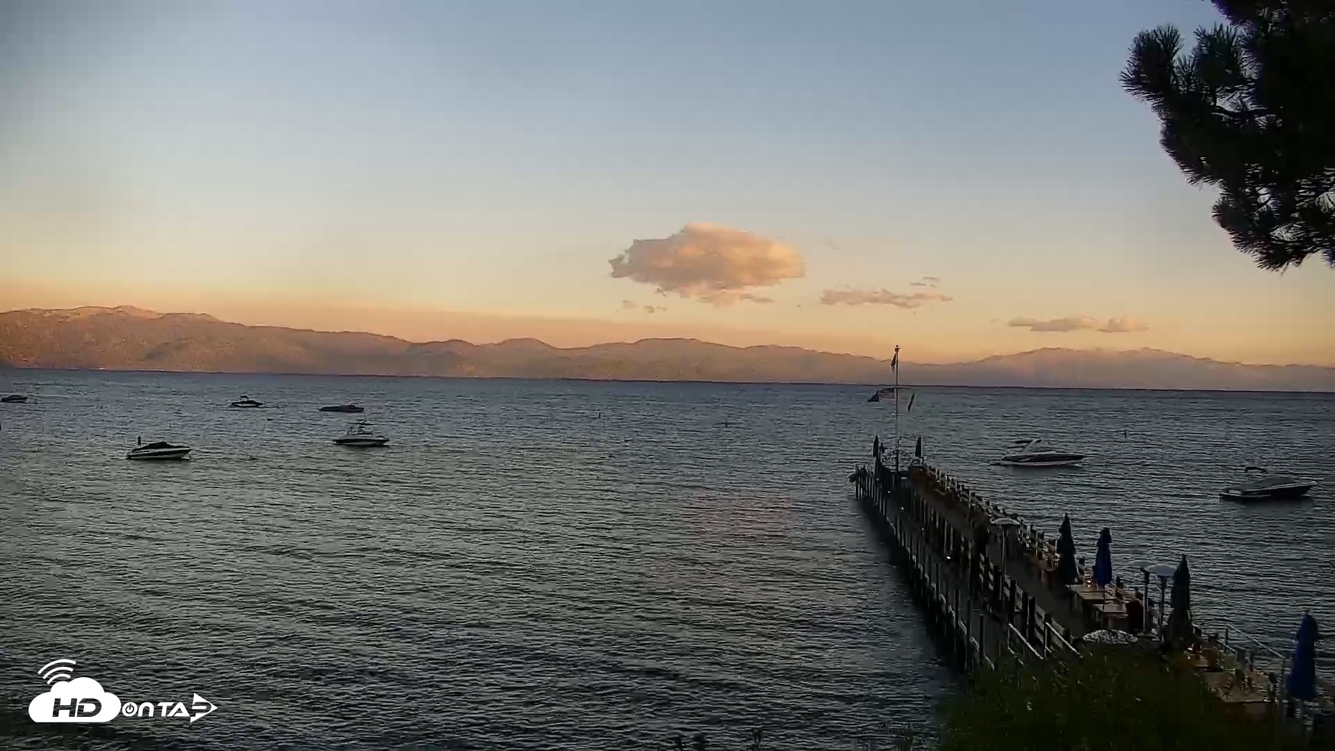 Snapshot of Garwoods Grill and Pier Live Cam taken Sep 16, 2026, 6:45pm PDT