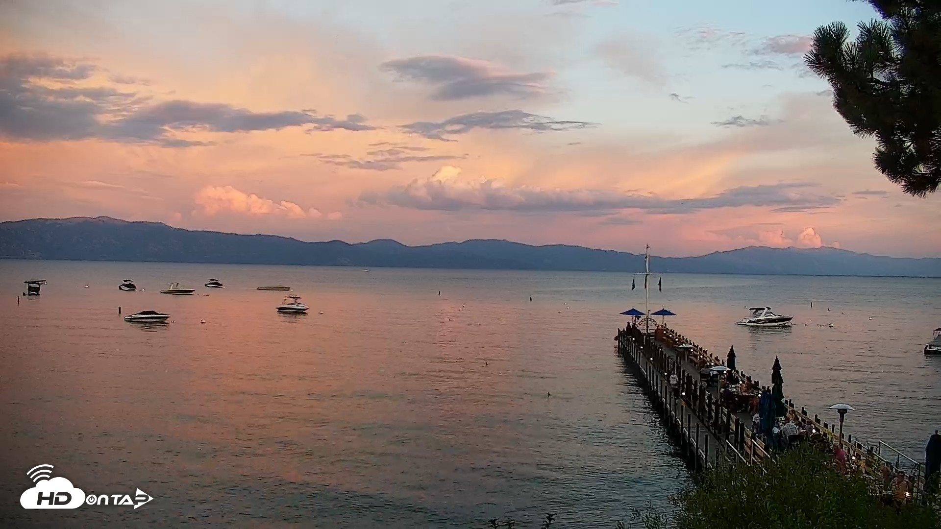 Snapshot of Garwoods Grill and Pier Live Cam taken Aug 12, 2026, 8:00pm PDT