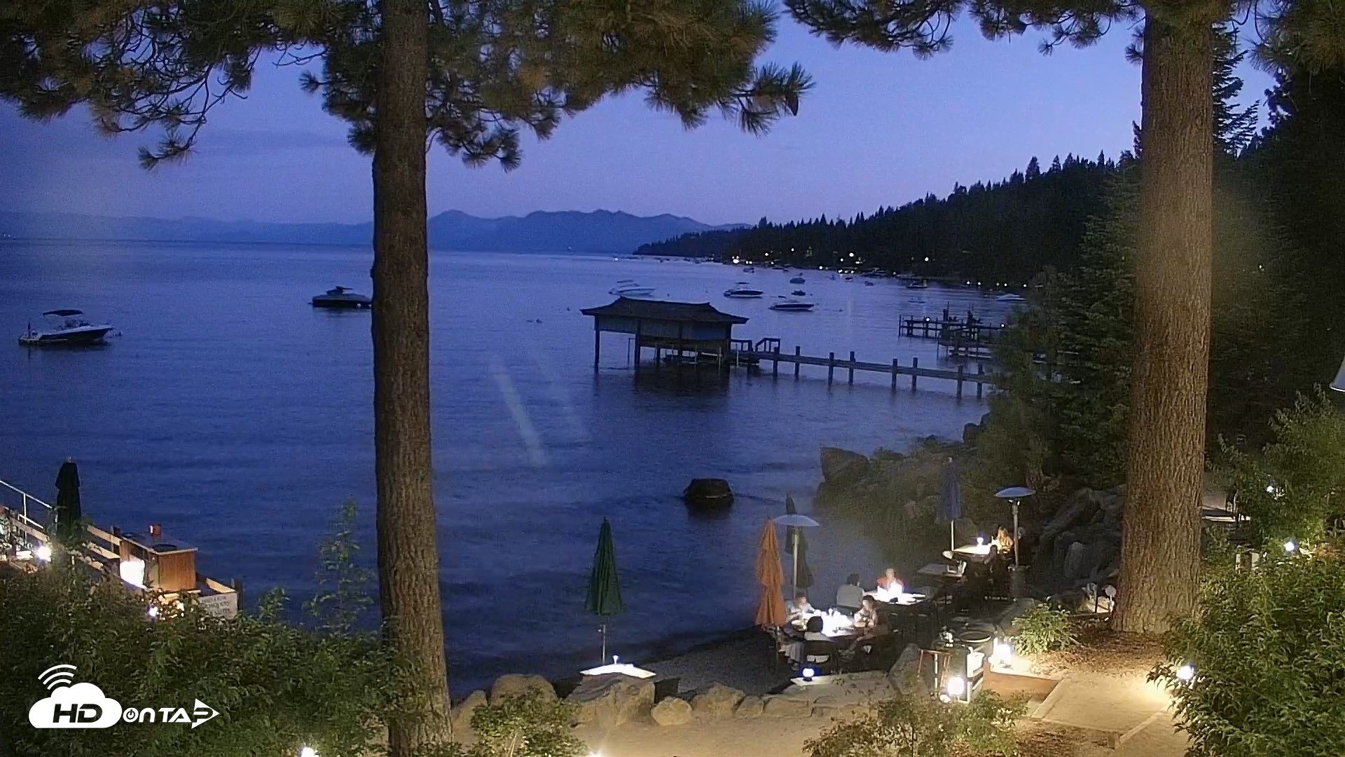 Snapshot of Garwoods Grill and Pier Live Cam taken Aug 10, 2026, 8:37pm PDT