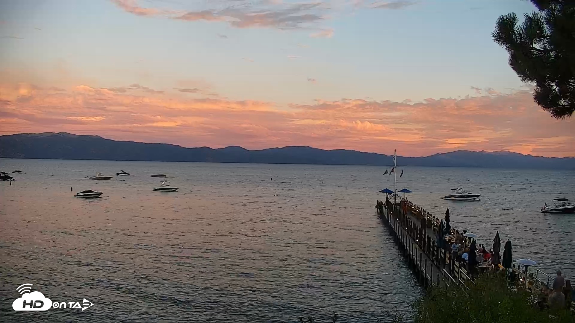 Snapshot of Garwoods Grill and Pier Live Cam taken Aug 17, 2026, 7:54pm PDT