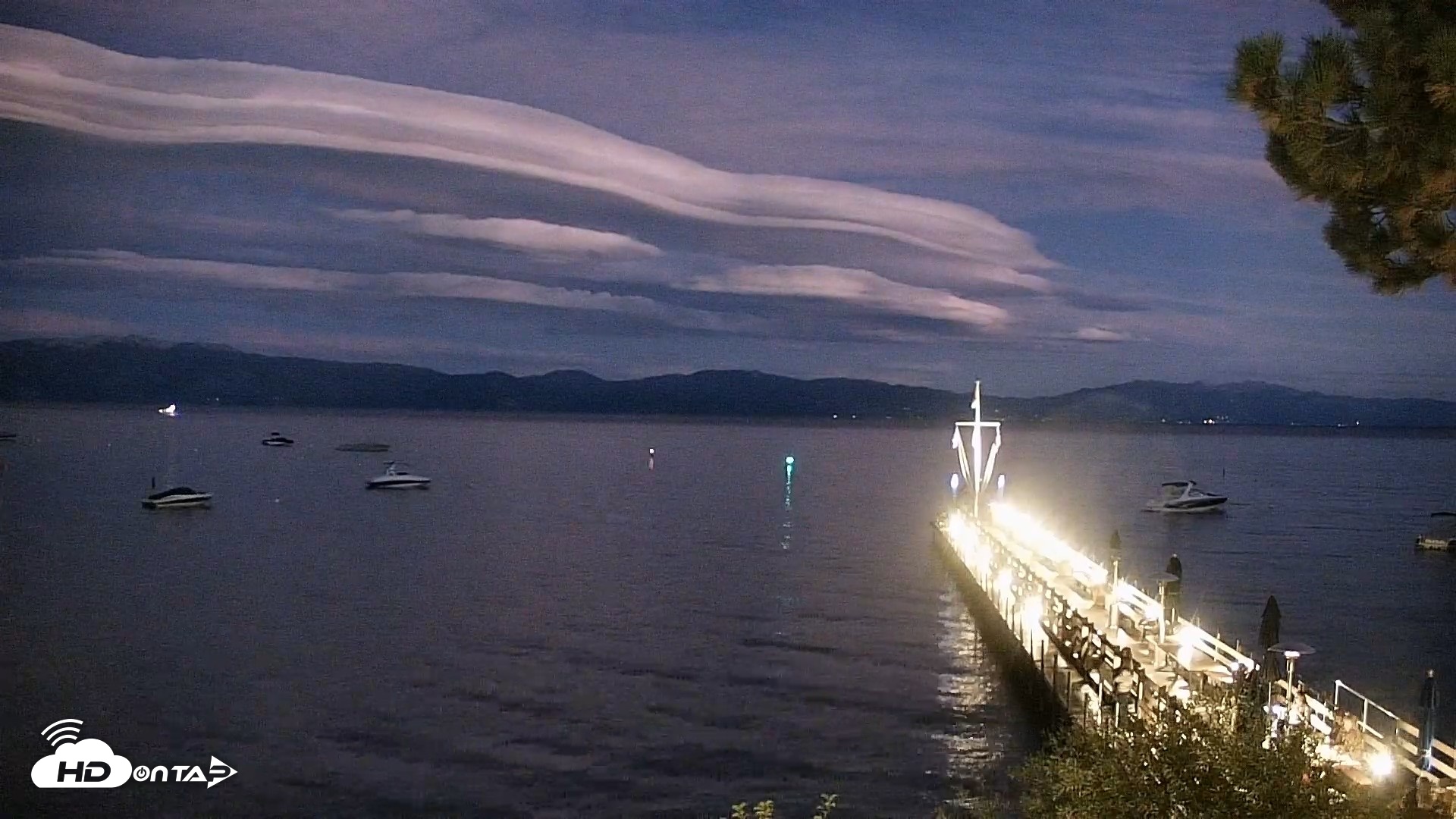 Snapshot of Garwoods Grill and Pier Live Cam taken Sep 10, 2026, 8:01pm PDT