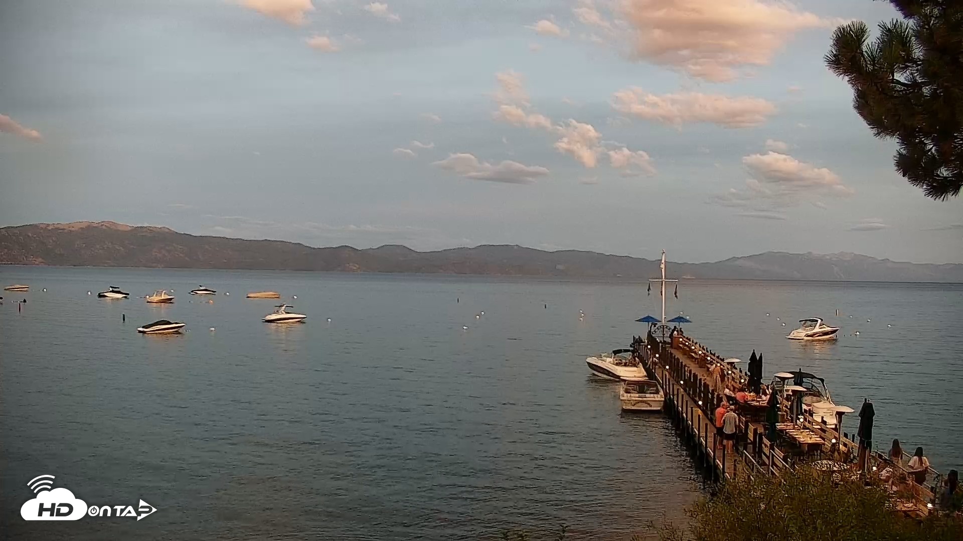 Snapshot of Garwoods Grill and Pier Live Cam taken Aug 16, 2026, 8:00pm PDT