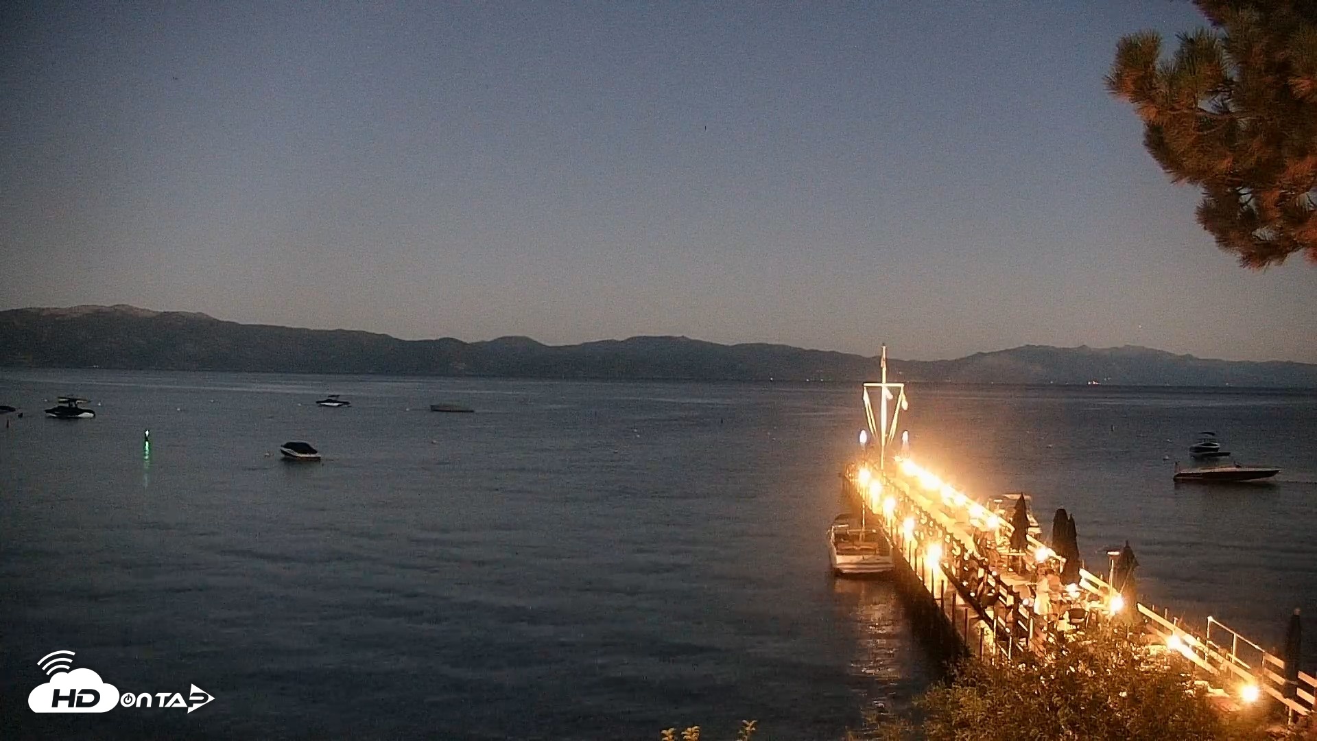 Snapshot of Garwoods Grill and Pier Live Cam taken Sep 7, 2026, 7:57pm PDT
