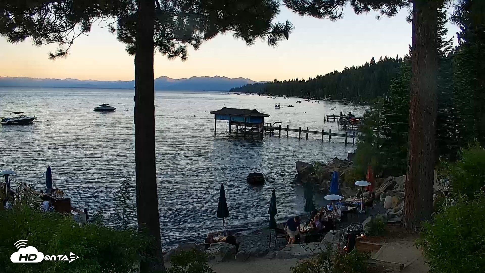 Snapshot of Garwoods Grill and Pier Live Cam taken Aug 19, 2026, 7:41pm PDT