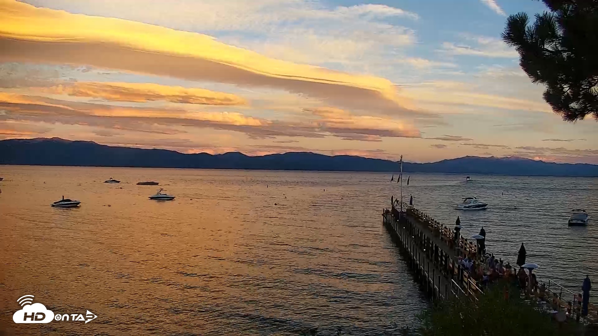 Snapshot of Garwoods Grill and Pier Live Cam taken Sep 10, 2026, 7:15pm PDT