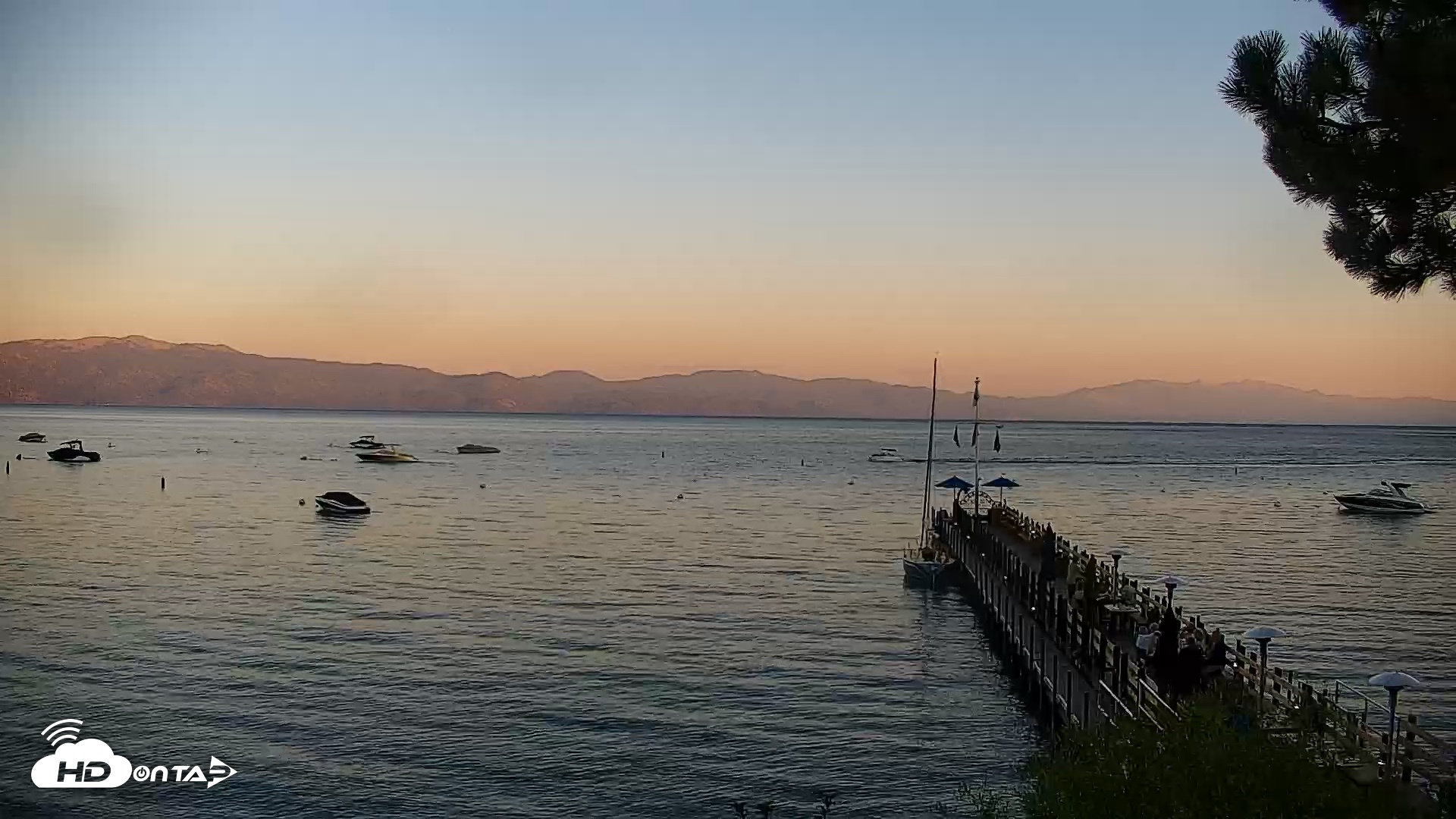 Snapshot of Garwoods Grill and Pier Live Cam taken Aug 30, 2026, 7:19pm PDT