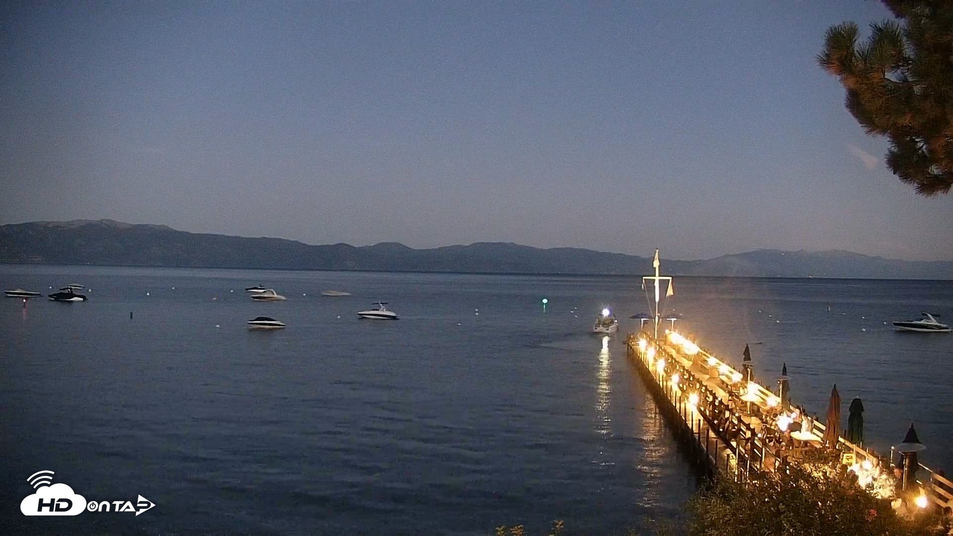 Snapshot of Garwoods Grill and Pier Live Cam taken Aug 20, 2026, 8:21pm PDT