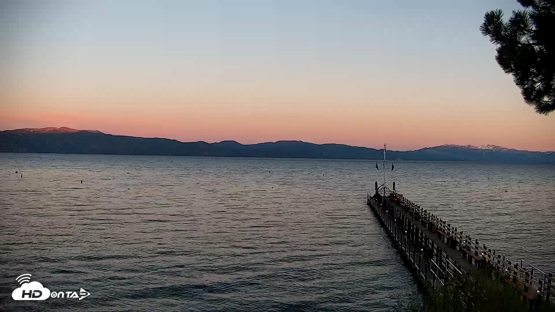 Snapshot of Garwoods Grill and Pier Live Cam taken May 18, 2026, 8:09pm PDT