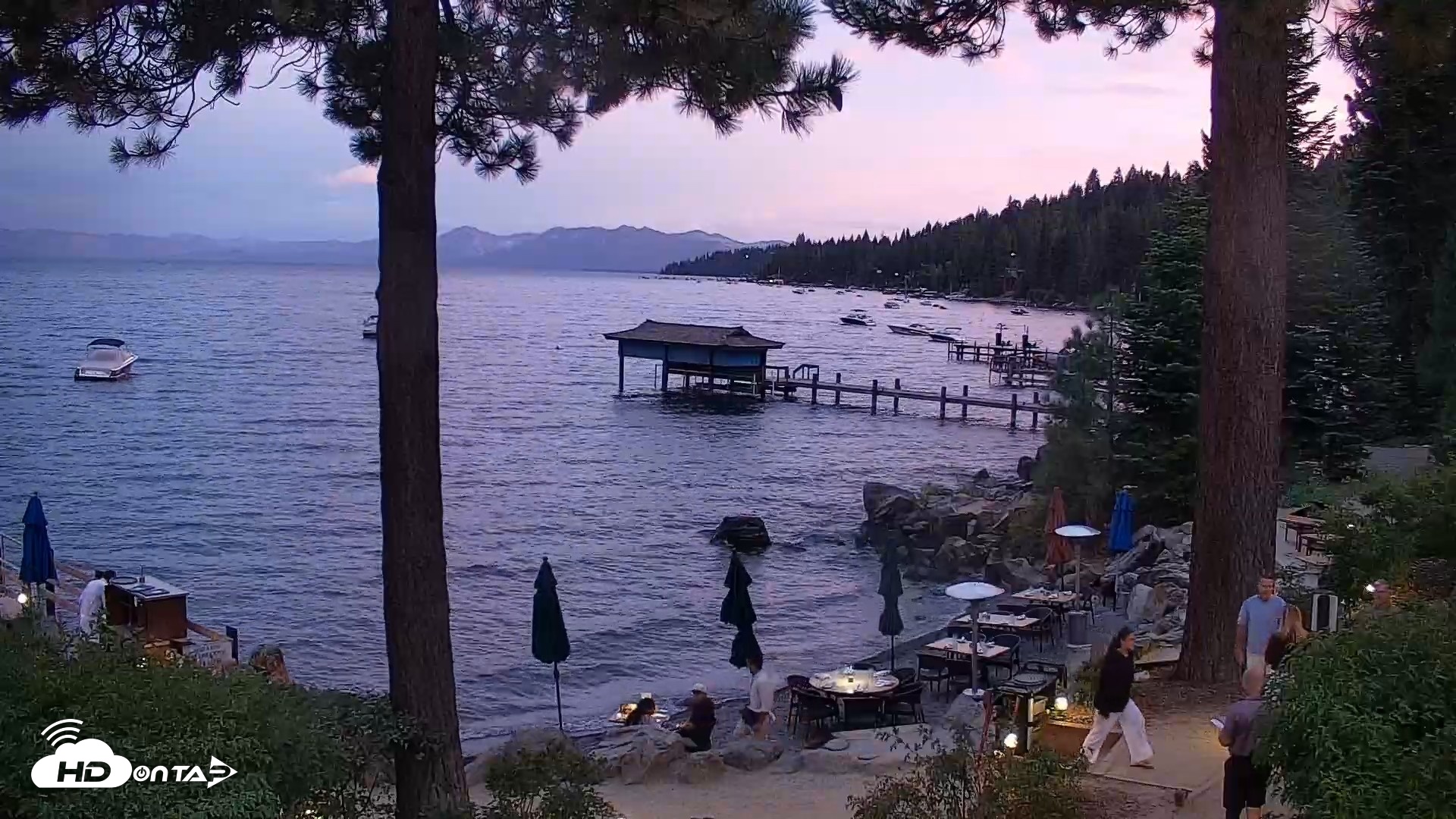 Snapshot of Garwoods Grill and Pier Live Cam taken Aug 27, 2026, 7:48pm PDT