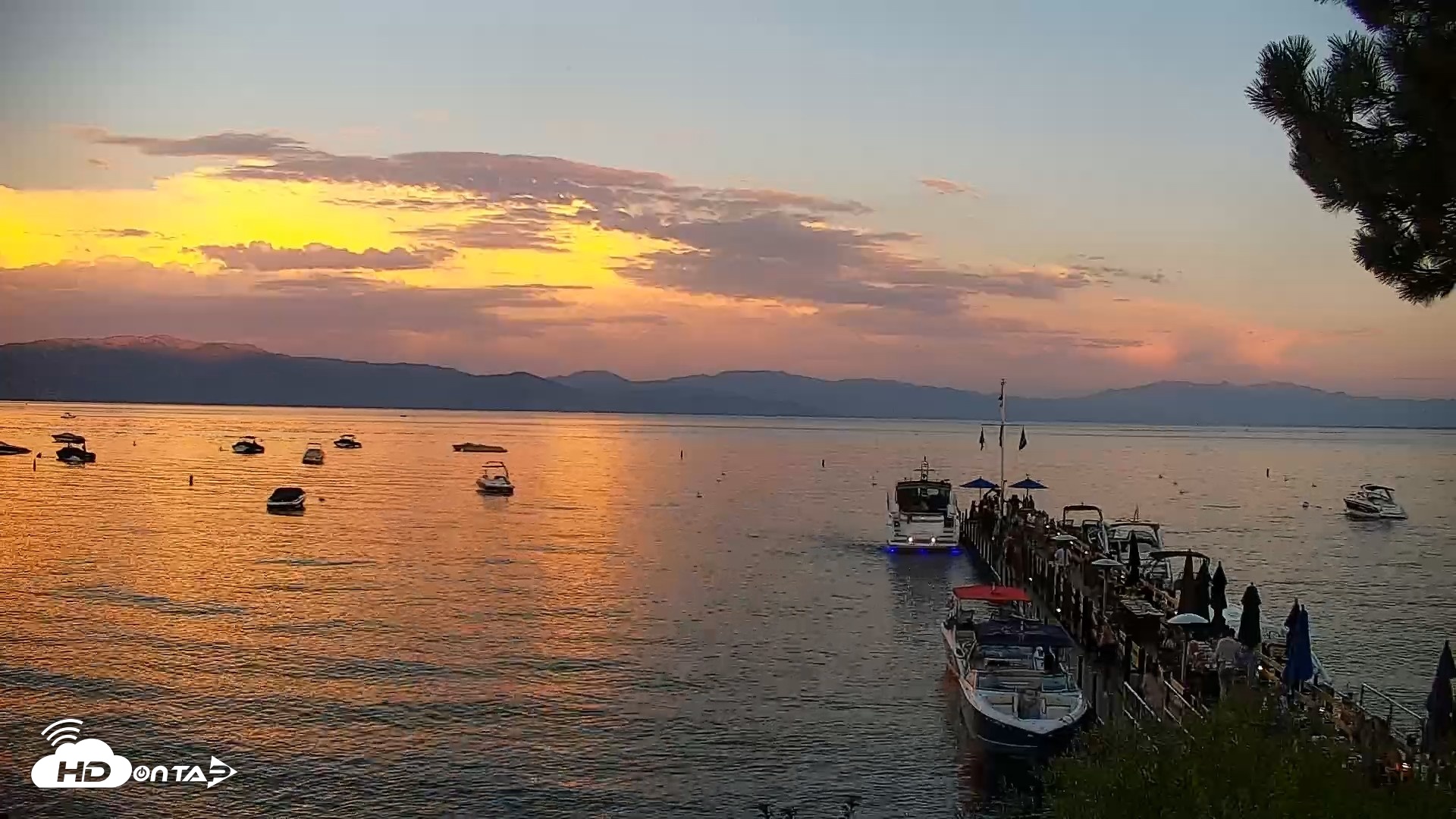 Snapshot of Garwoods Grill and Pier Live Cam taken Aug 8, 2026, 8:01pm PDT