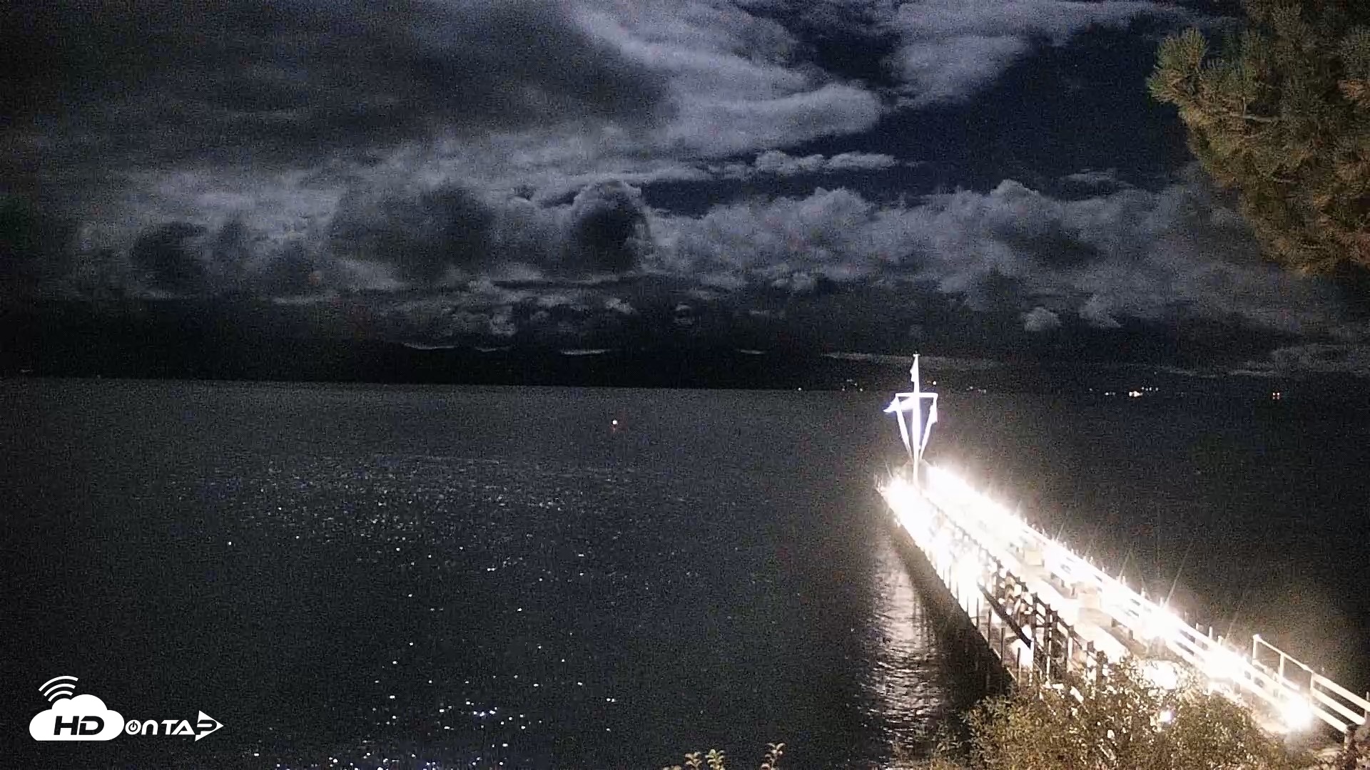 Snapshot of Garwoods Grill and Pier Live Cam taken Oct 22, 2026, 7:31pm PDT