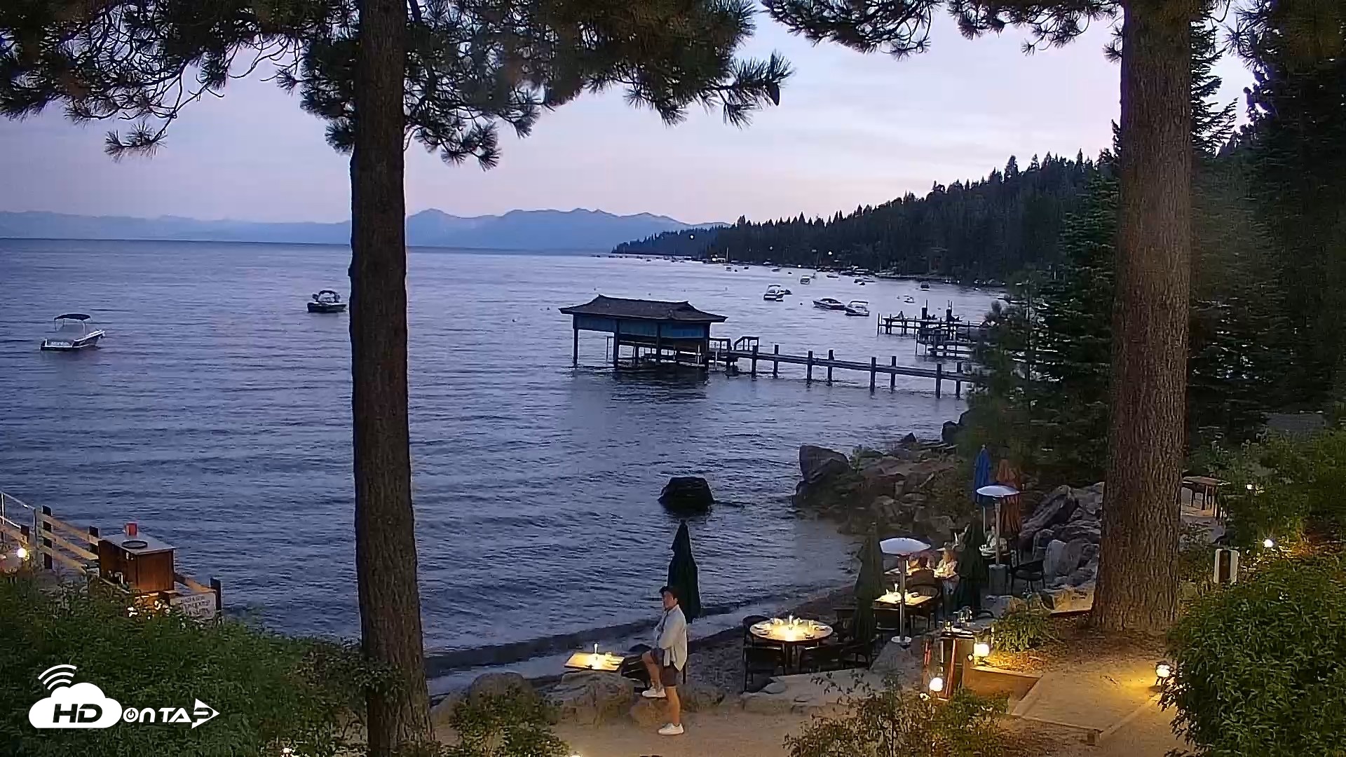 Snapshot of Garwoods Grill and Pier Live Cam taken Aug 25, 2026, 8:03pm PDT