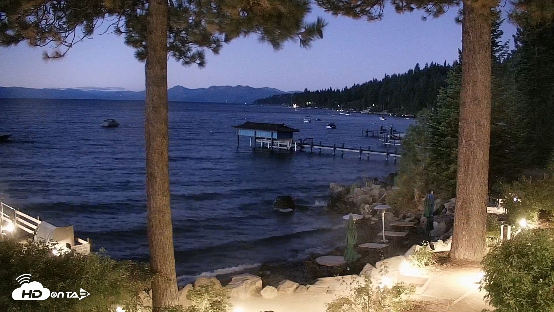 Snapshot of Garwoods Grill and Pier Live Cam taken Sep 6, 2026, 5:57am PDT