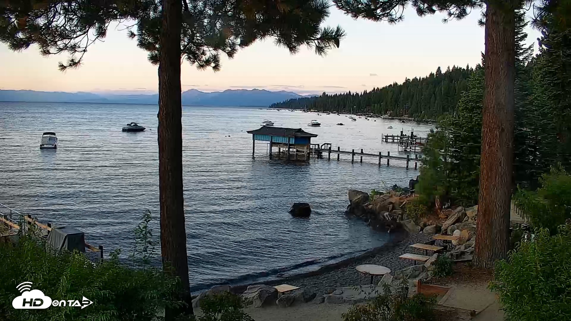 Snapshot of Garwoods Grill and Pier Live Cam taken Aug 14, 2026, 6:16am PDT