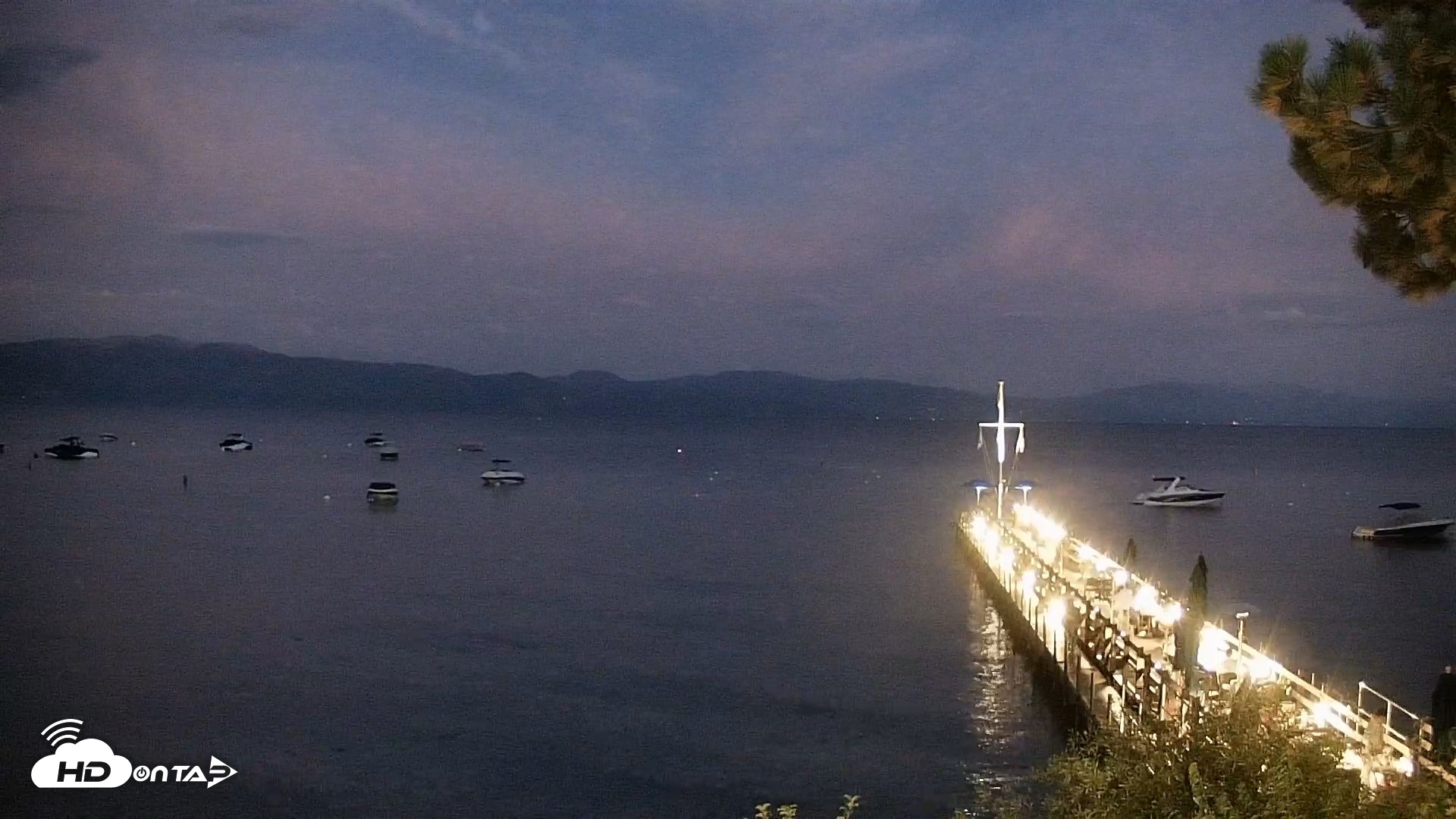 Snapshot of Garwoods Grill and Pier Live Cam taken Aug 12, 2026, 8:40pm PDT