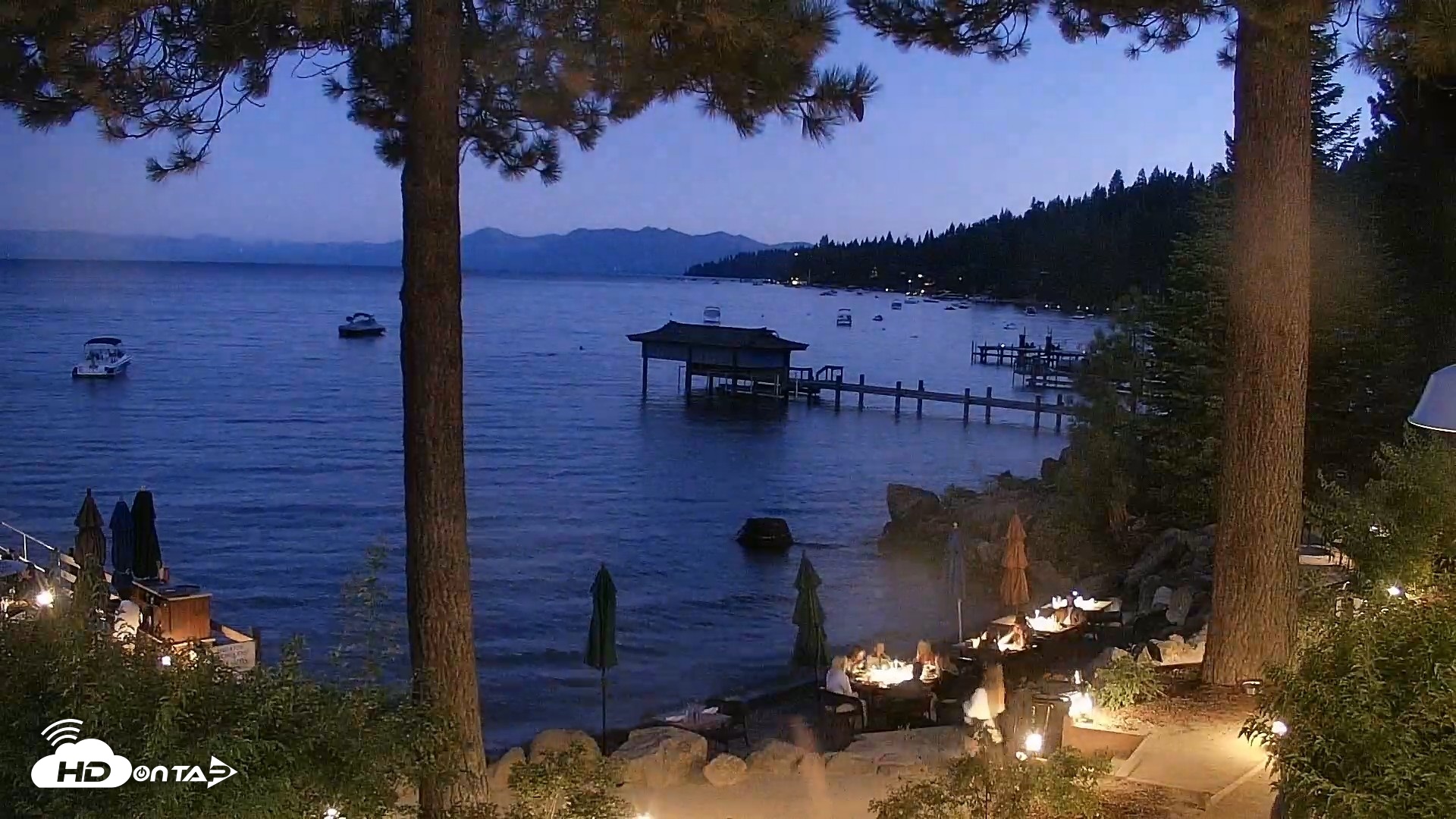 Snapshot of Garwoods Grill and Pier Live Cam taken Aug 14, 2026, 8:29pm PDT