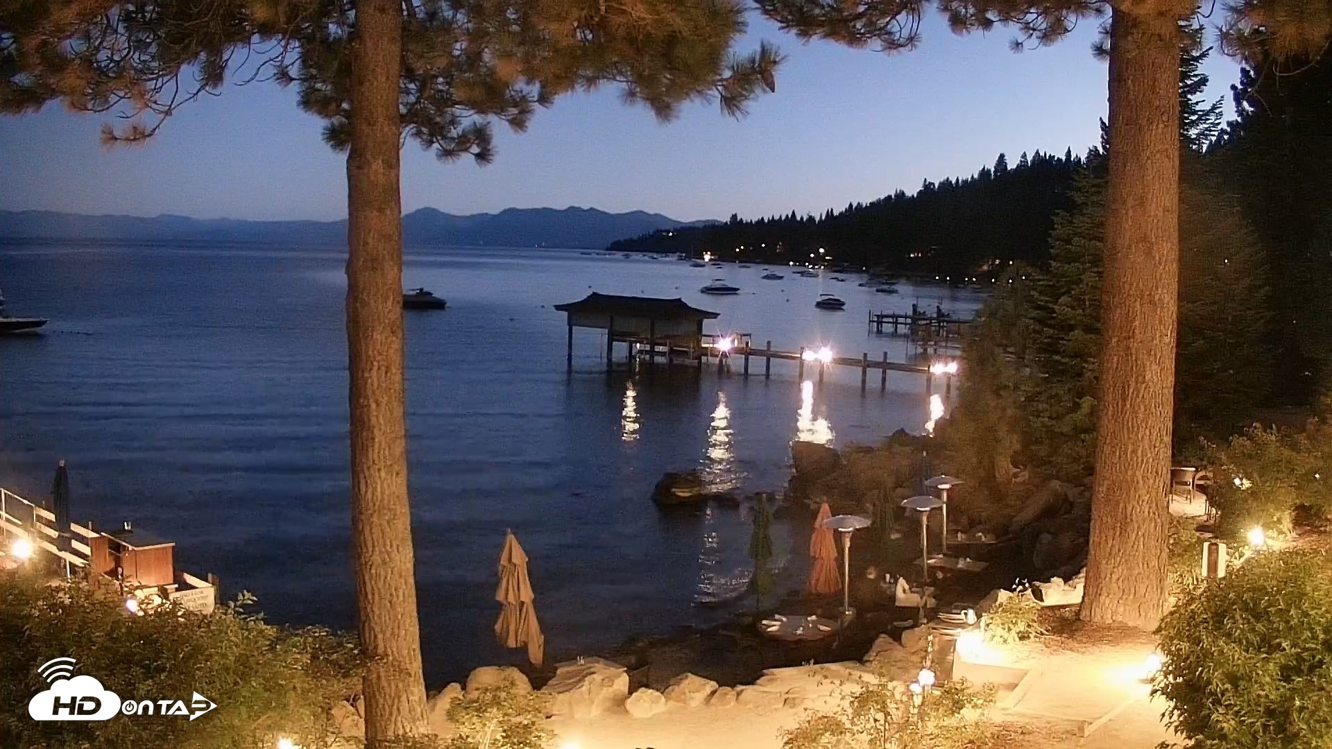 Snapshot of Garwoods Grill and Pier Live Cam taken Sep 7, 2026, 8:01pm PDT