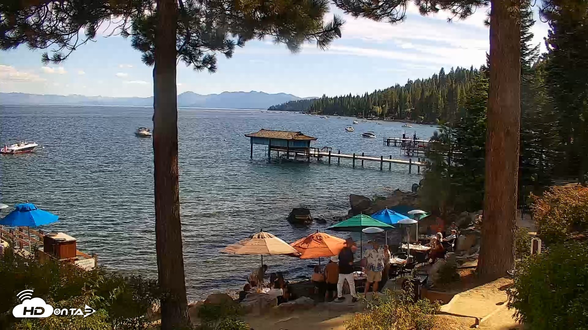 Snapshot of Garwoods Grill and Pier Live Cam taken Sep 9, 2026, 4:12pm PDT