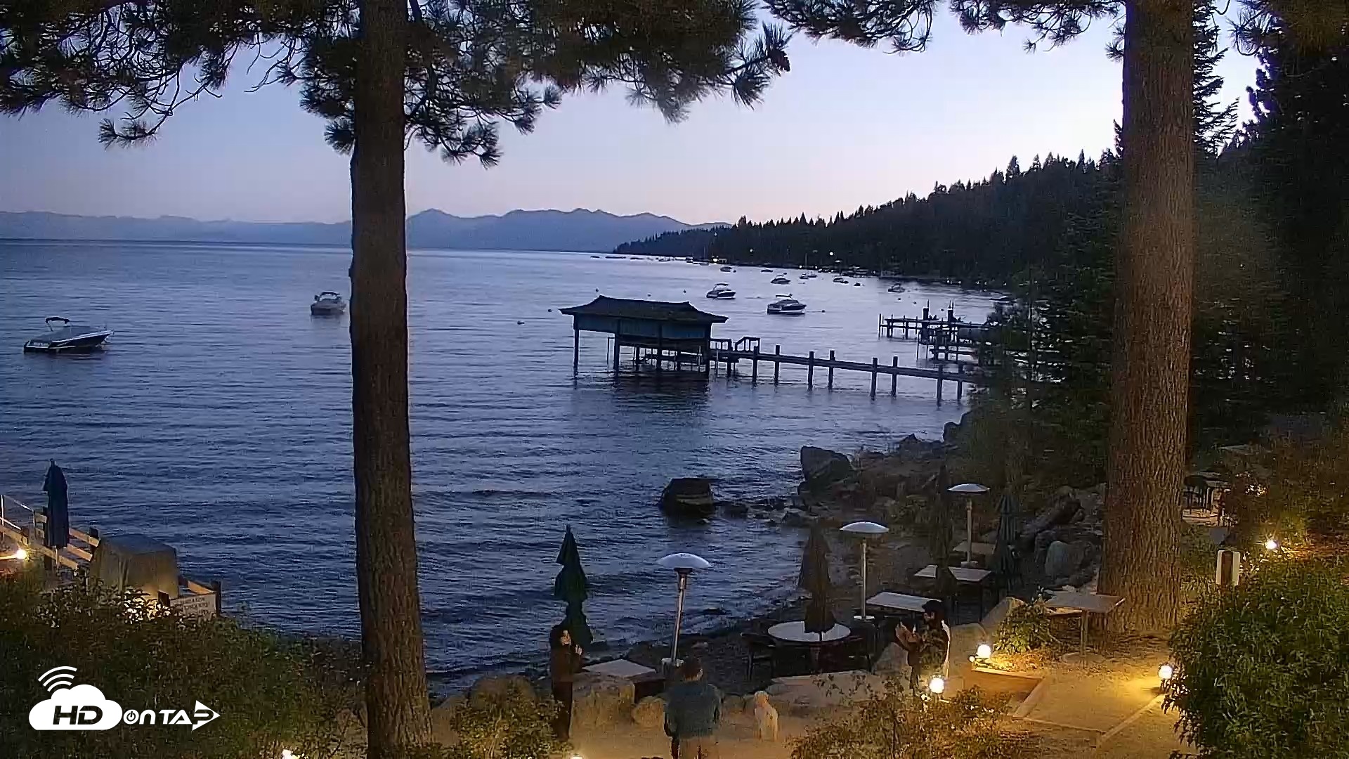 Snapshot of Garwoods Grill and Pier Live Cam taken Sep 15, 2026, 7:34pm PDT