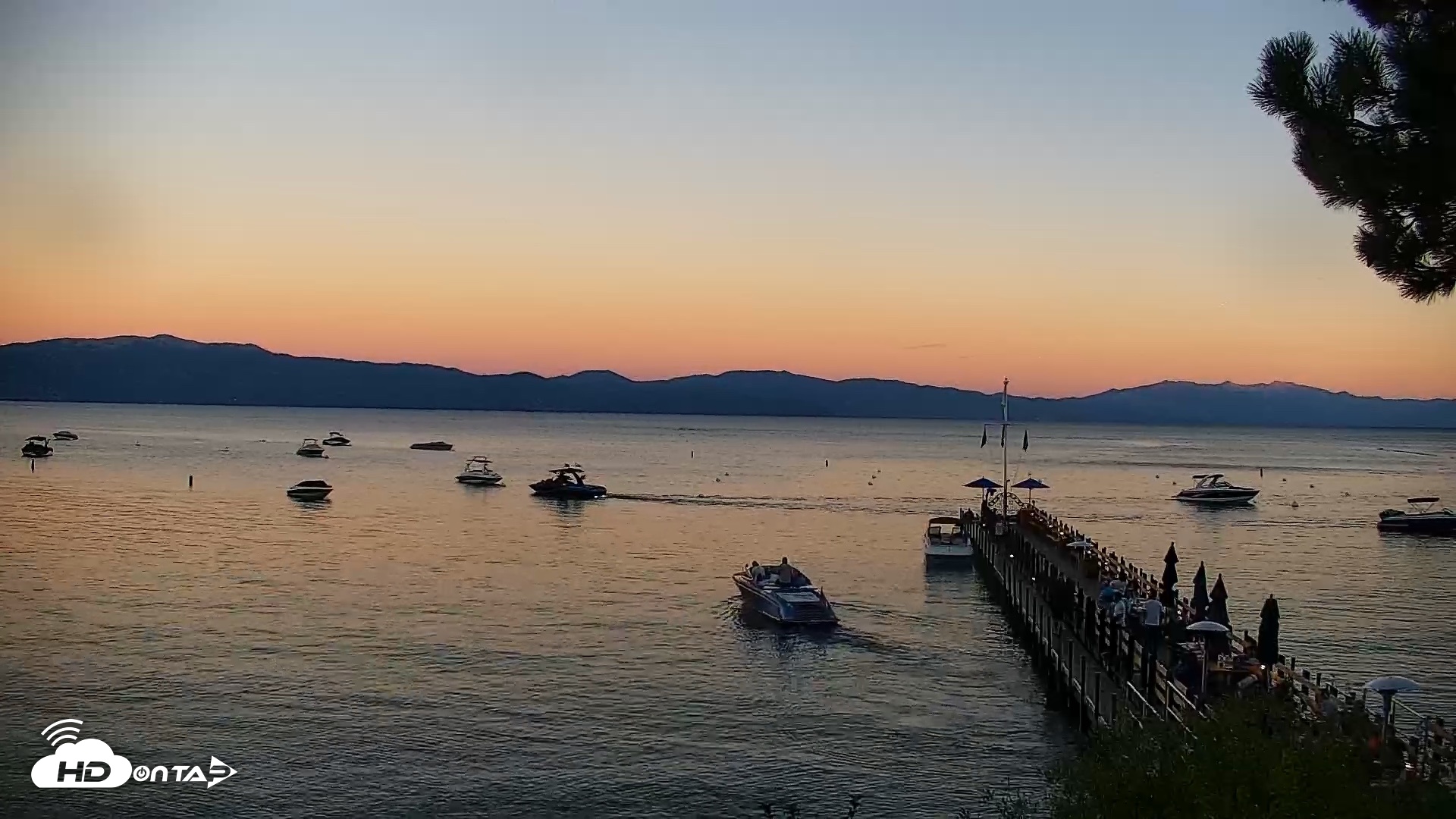 Snapshot of Garwoods Grill and Pier Live Cam taken Aug 19, 2026, 7:51pm PDT